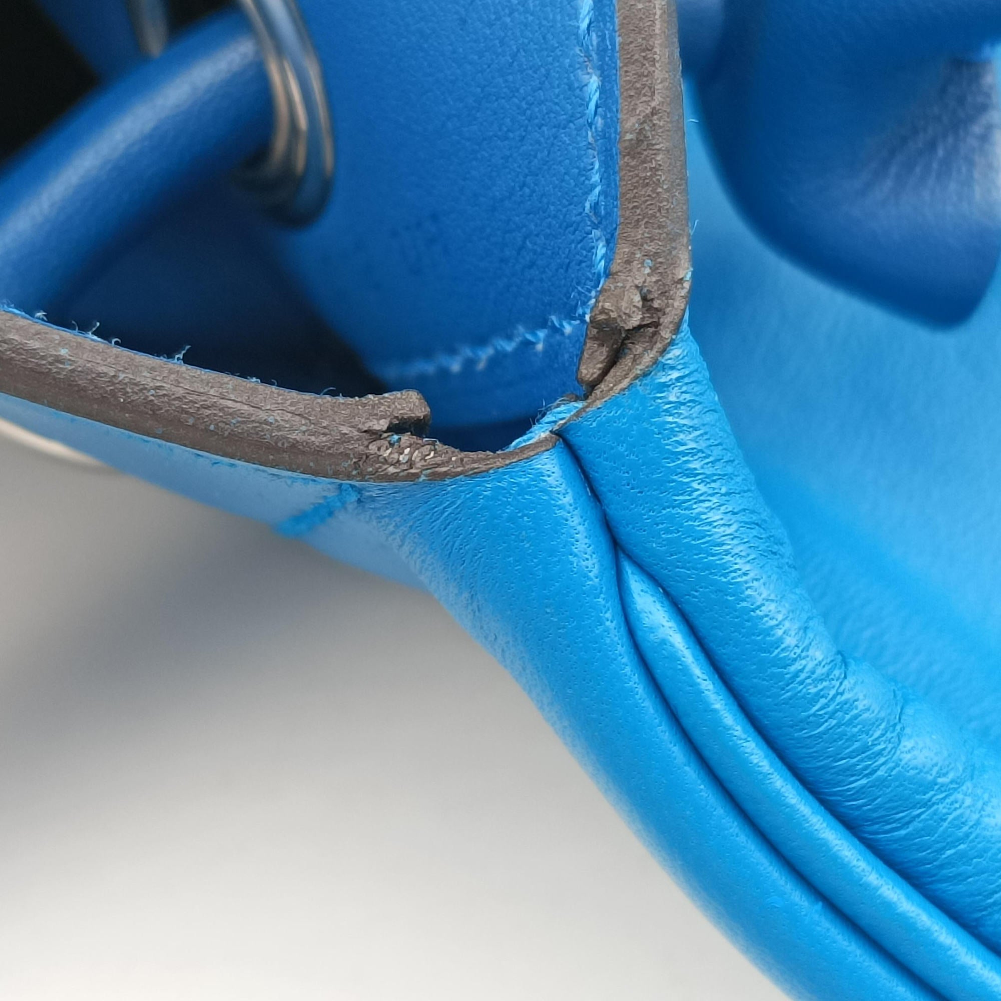 Sac Aline mini Blue lambskin U AM 012 UHサック アリーヌ ミニ ブルー ラムスキン U AM 012 UH