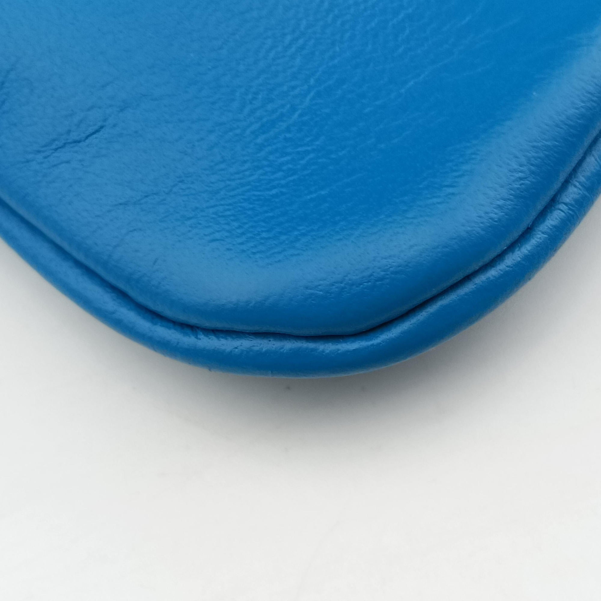 Sac Aline mini Blue lambskin U AM 012 UHサック アリーヌ ミニ ブルー ラムスキン U AM 012 UH