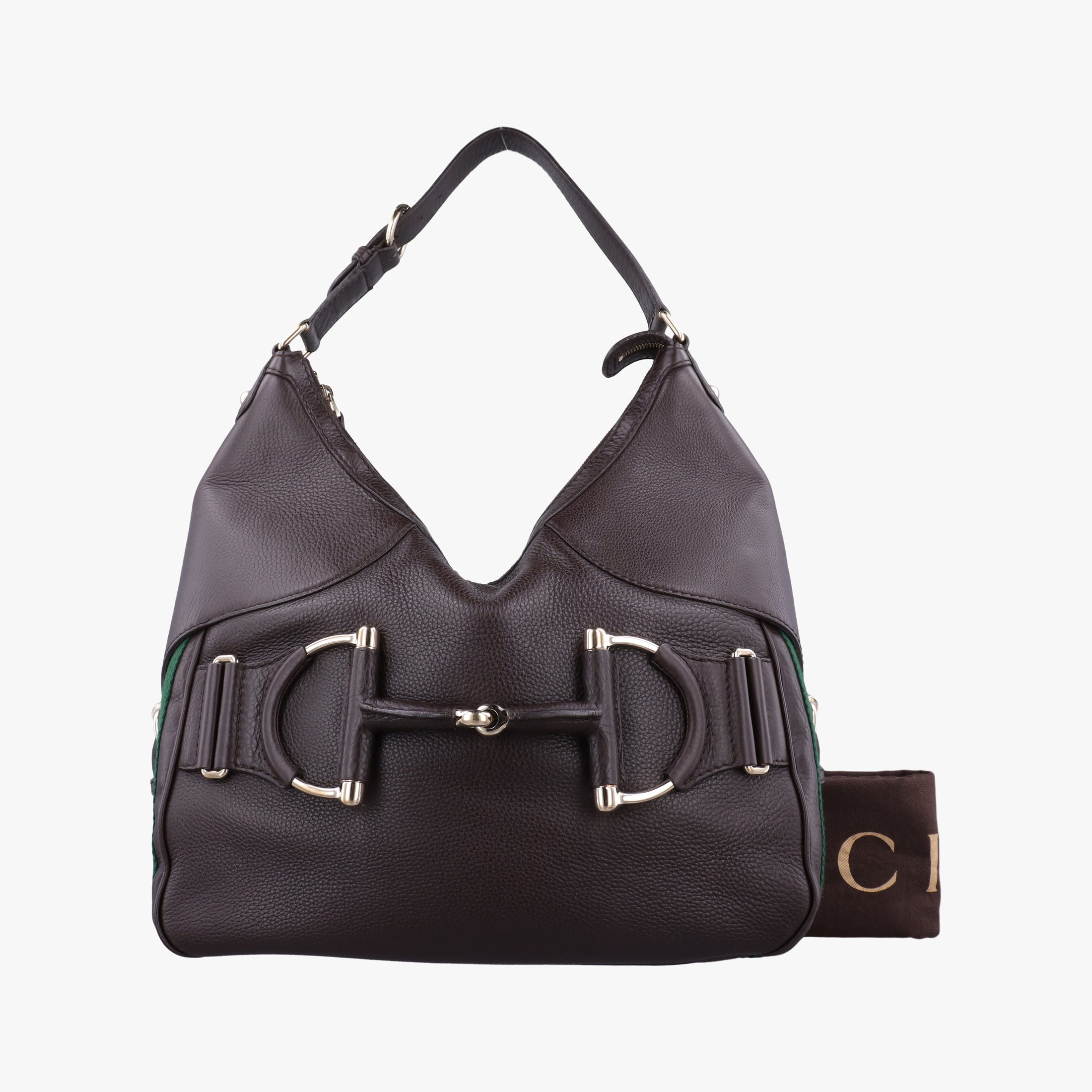 Horsebit Hobo Brown leather 247602 B7339922ホースビット ホーボー ブラウン レザー 247602 B7339922
