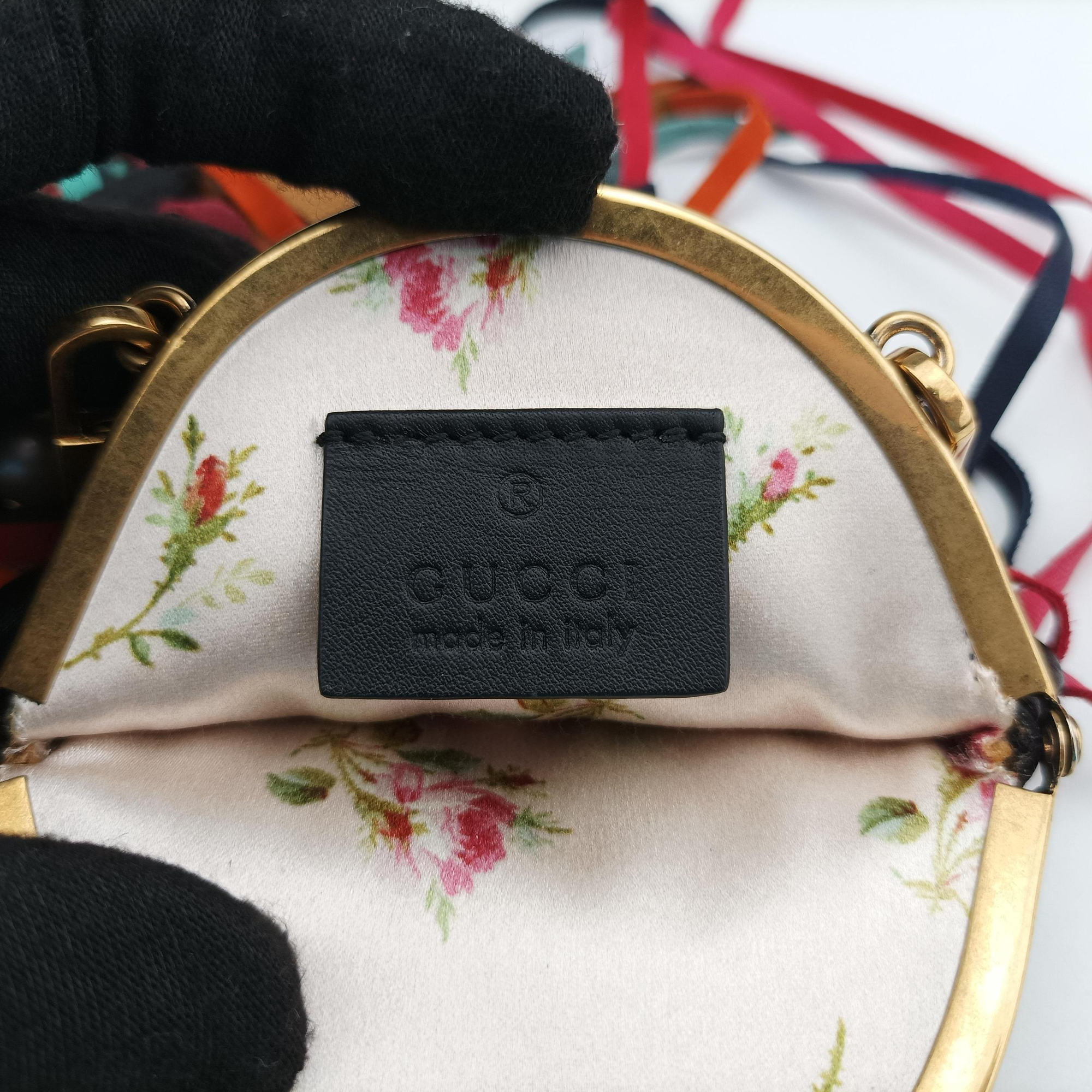 Animalier Mini Frame Bag Black Leather 488428 アニマリエ ミニ フレーム バッグ ブラック レザー 488428