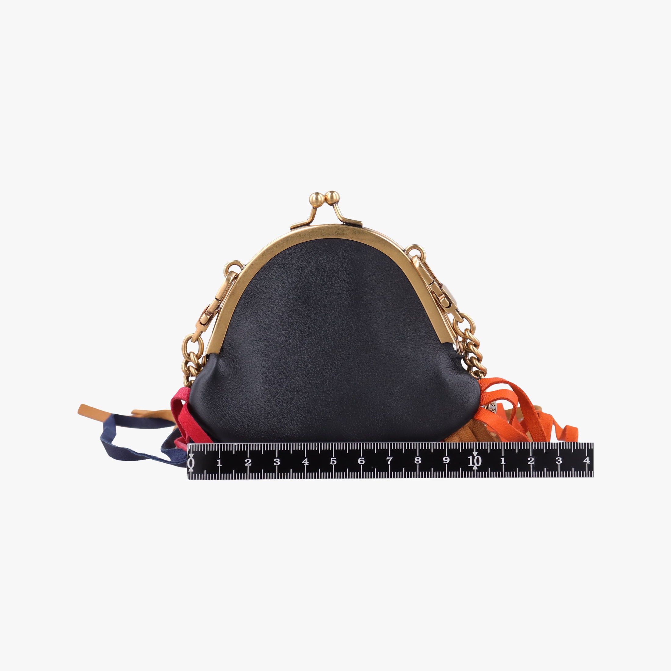 Animalier Mini Frame Bag Black Leather 488428 アニマリエ ミニ フレーム バッグ ブラック レザー 488428