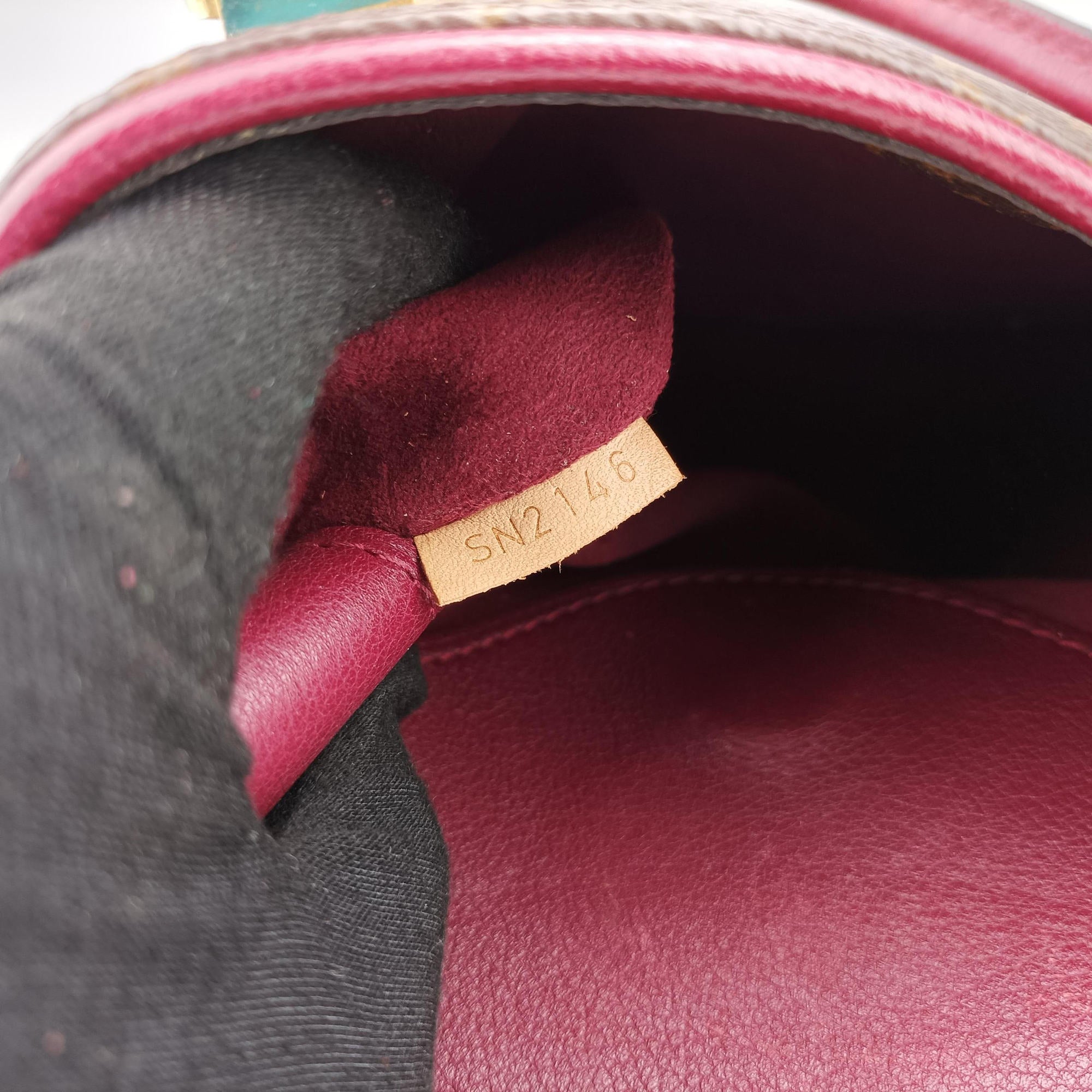 PALLAS brown×CERISE Monogram Canvas×calf leather M41175 SN2146パラス モノグラム/ブラウン×スリーズ モノグラムキャンバス×カーフレザー M41175 SN2146