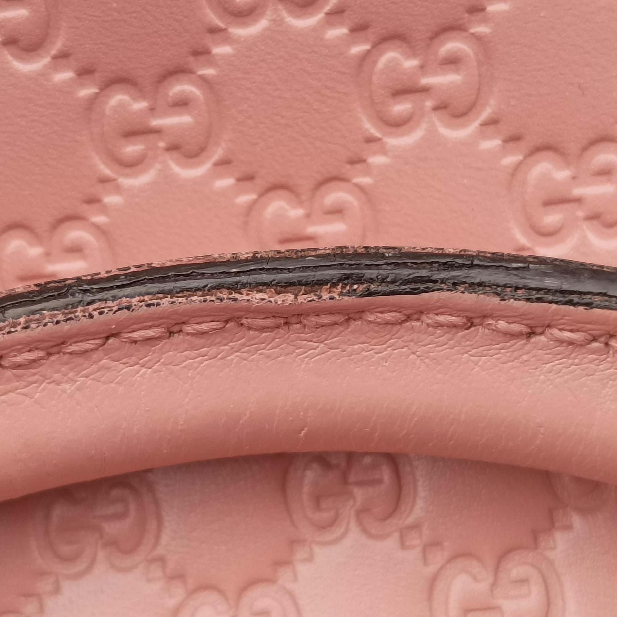 Microguccissima Pink Leather 449655 C021637027マイクログッチシマ ピンク レザー 449655 C021637027