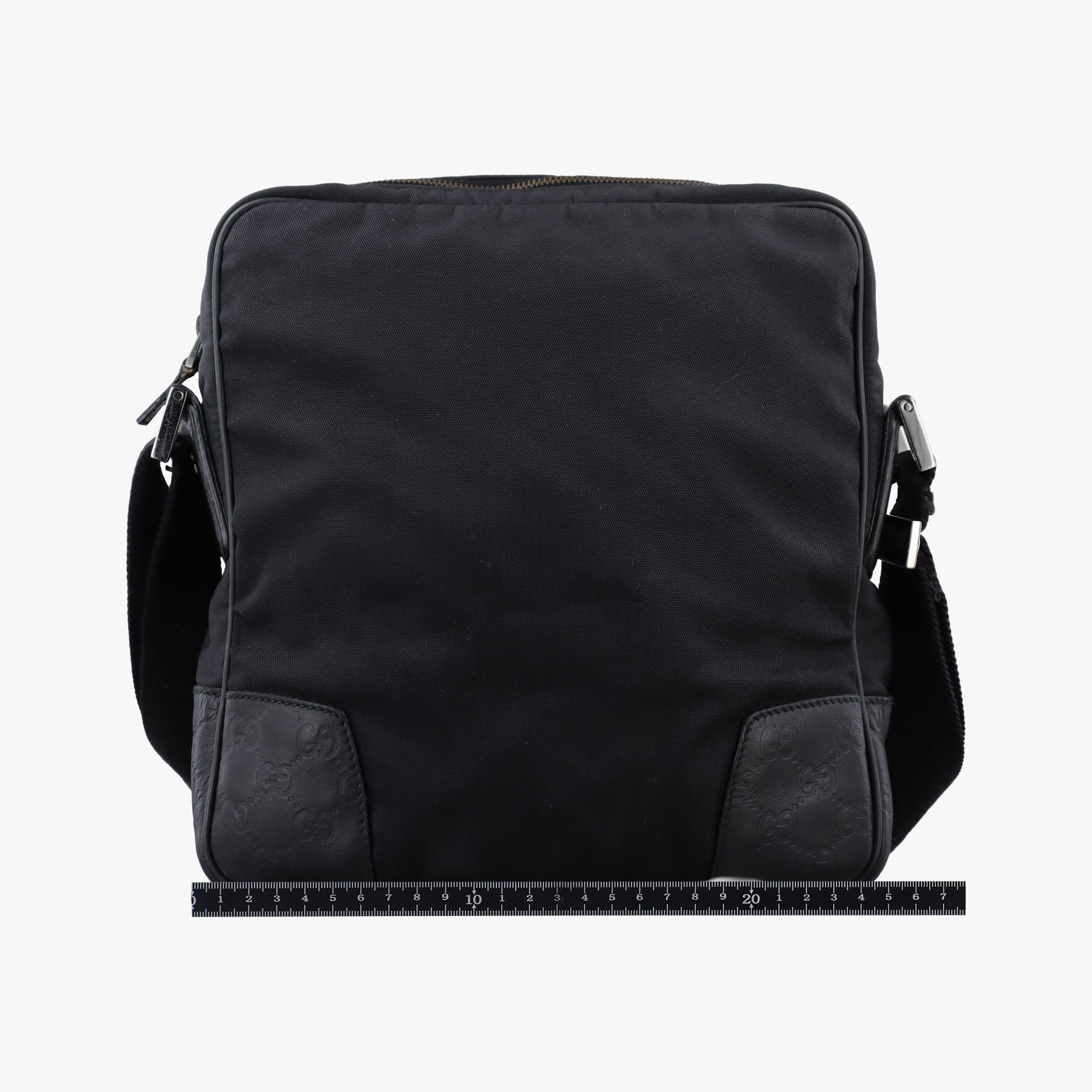 Guccissima Black canvas×leather 162783 G3138040グッチシマ ブラック キャンバス×レザー 162783 G3138040