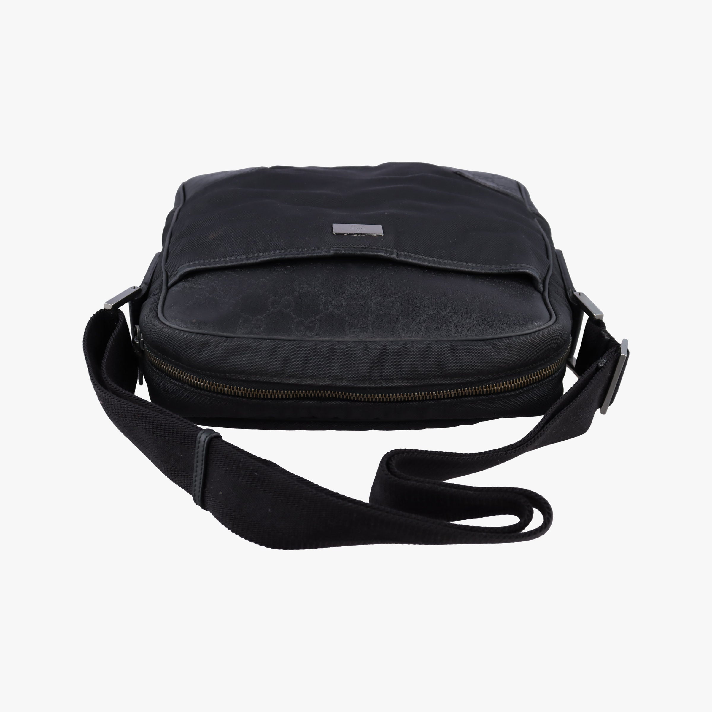 Guccissima Black canvas×leather 162783 G3138040グッチシマ ブラック キャンバス×レザー 162783 G3138040