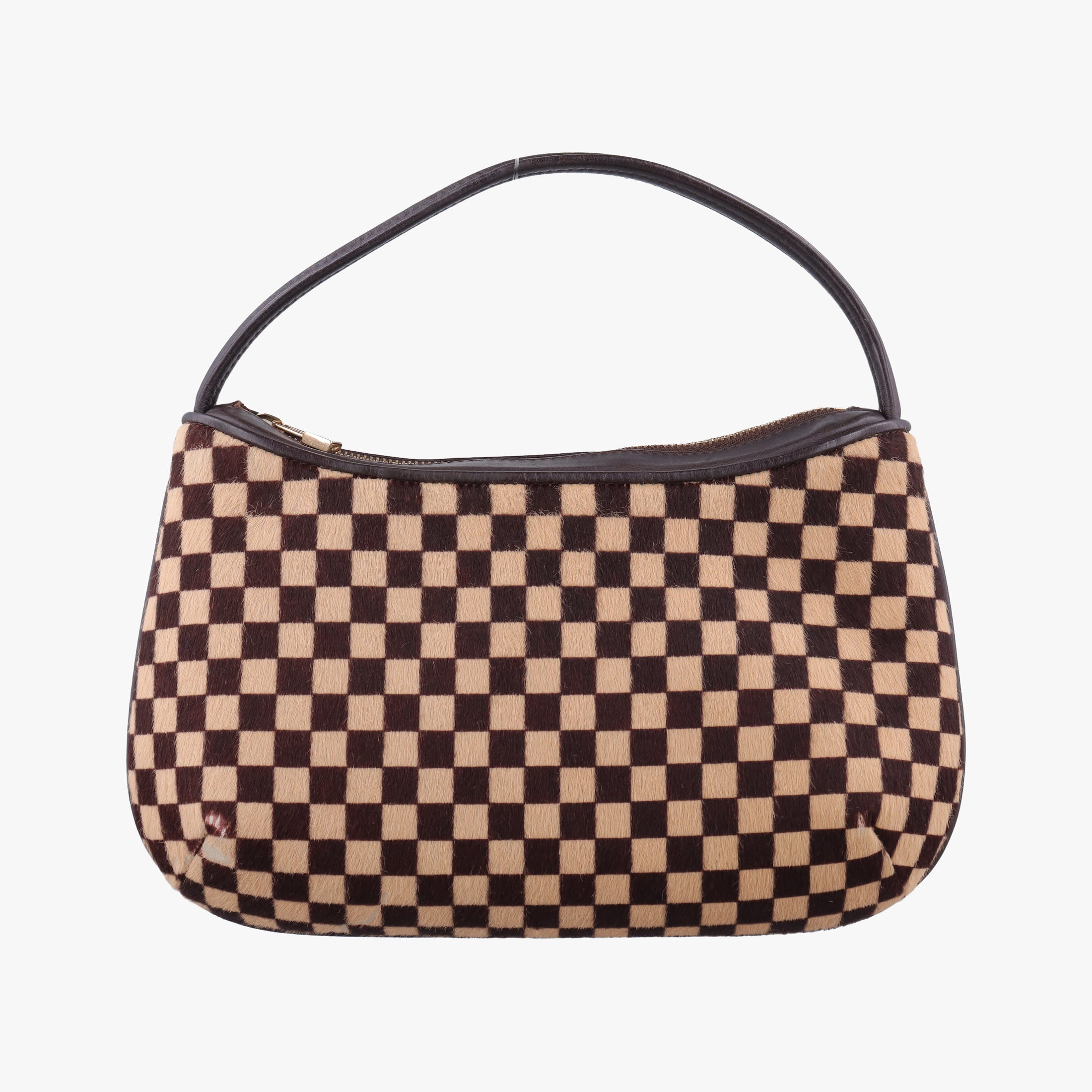 Damier Sauvage Brown×Beige Ponyhair M92132 CE0061ダミエソバージュ ブラウン×ベージュ ハラコ M92132 CE0061