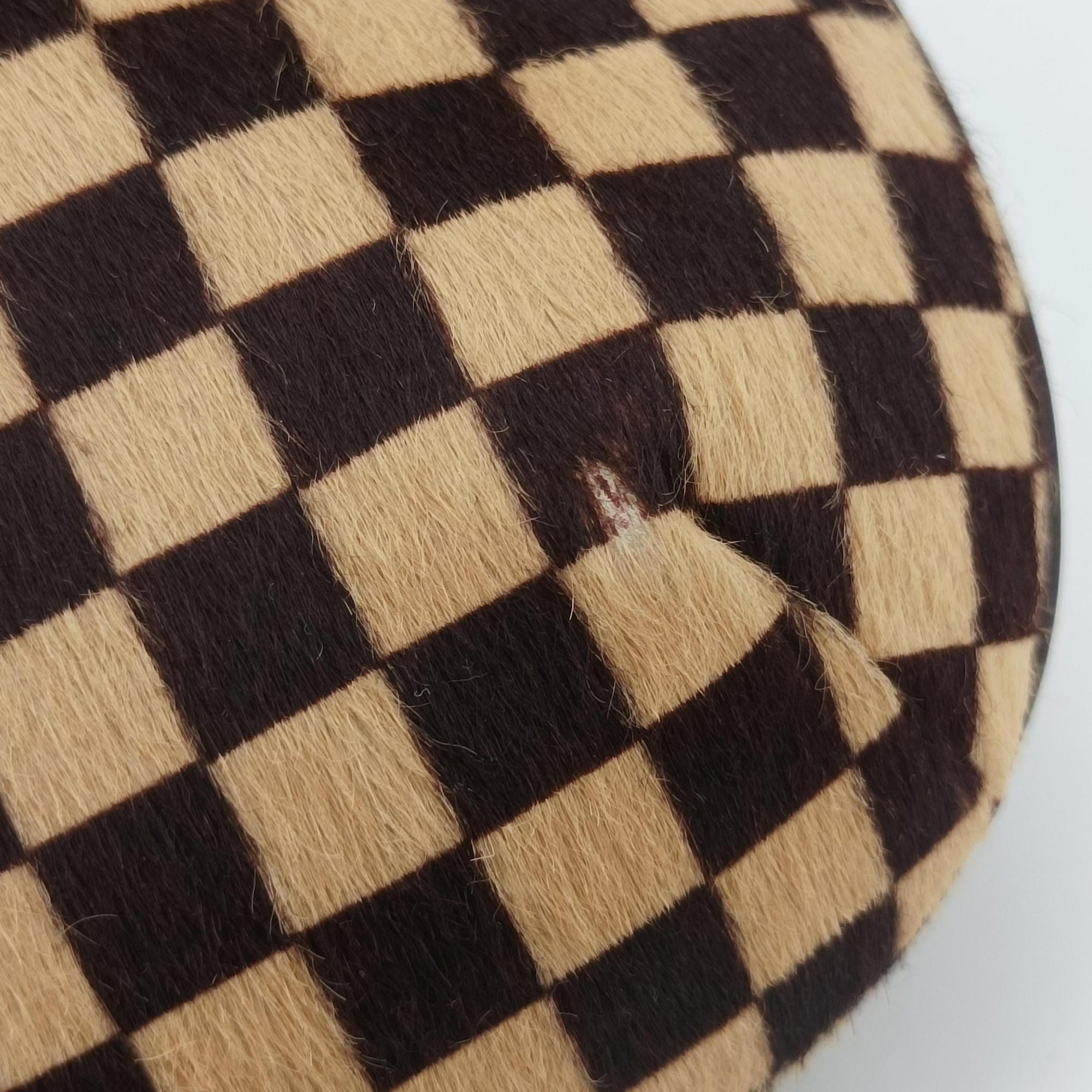 Damier Sauvage Brown×Beige Ponyhair M92132 CE0061ダミエソバージュ ブラウン×ベージュ ハラコ M92132 CE0061