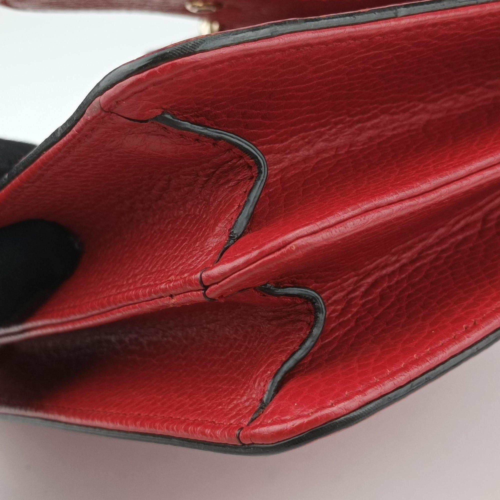 Interlocking G Red Leather 510304 D027275416インターロッキングG レッド レザー 510304 D027275416