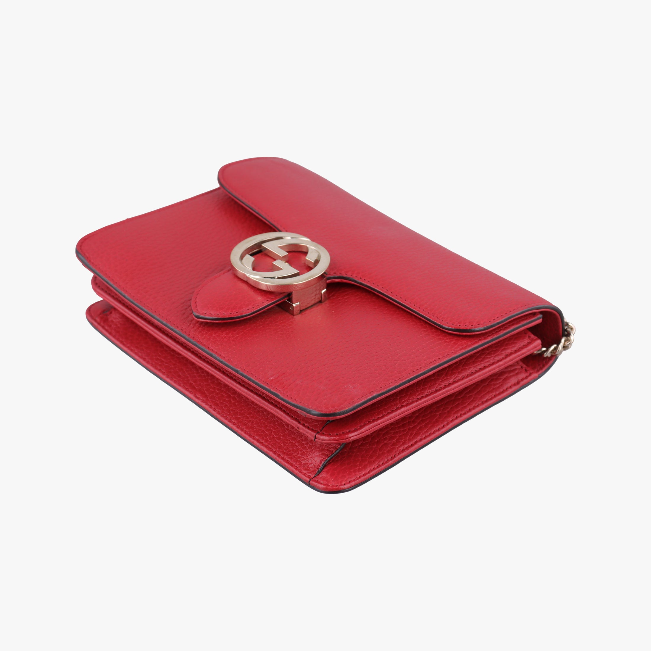 Interlocking G Red Leather 510304 D027275416インターロッキングG レッド レザー 510304 D027275416