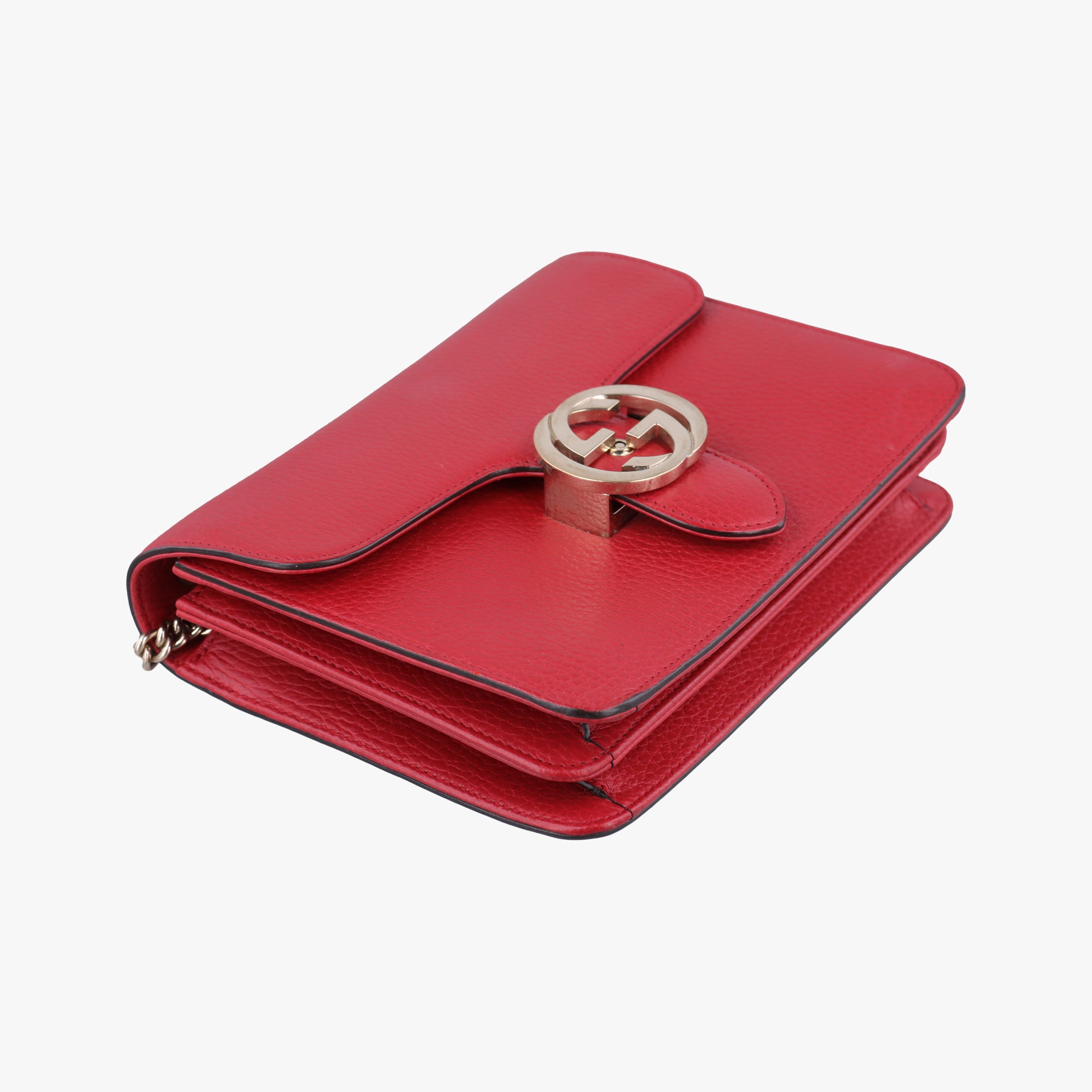 Interlocking G Red Leather 510304 D027275416インターロッキングG レッド レザー 510304 D027275416