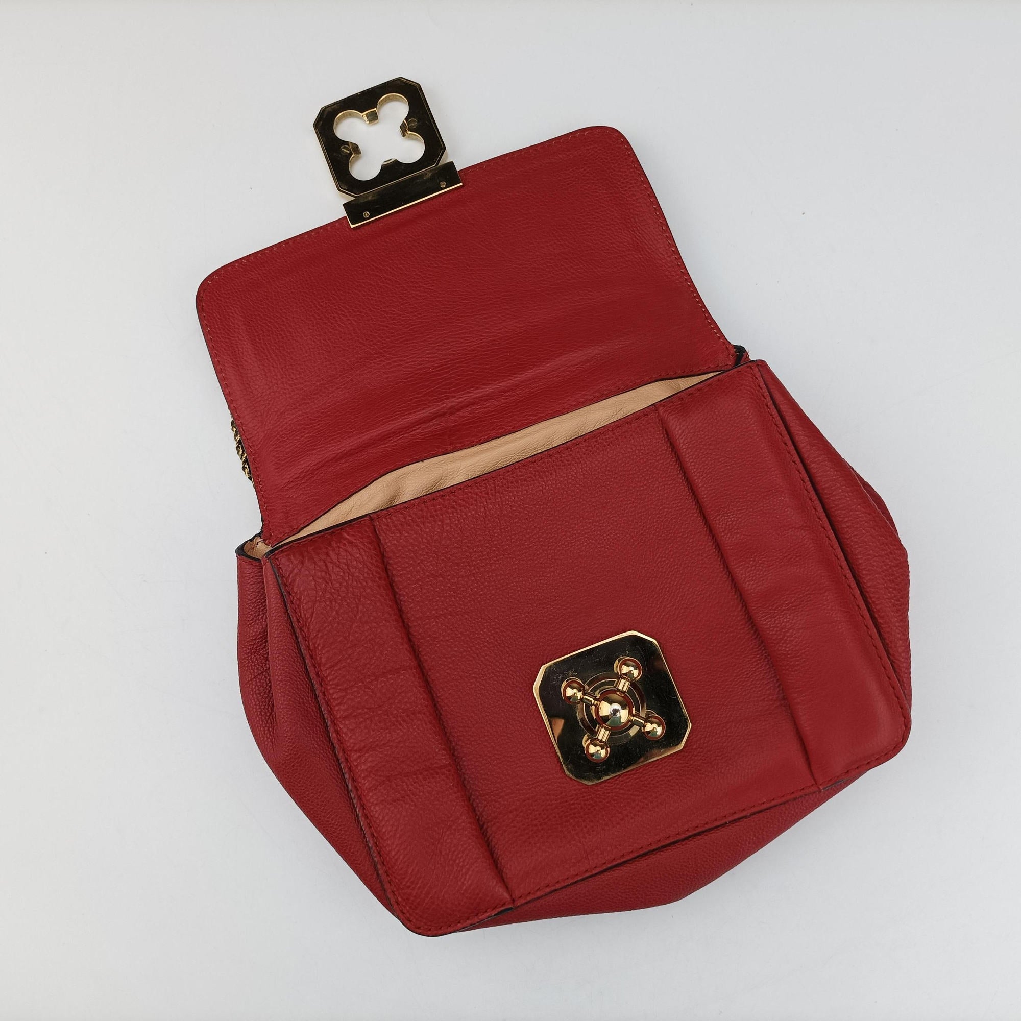 Elsie Red Leather 011157エルシー レッド レザー 011157