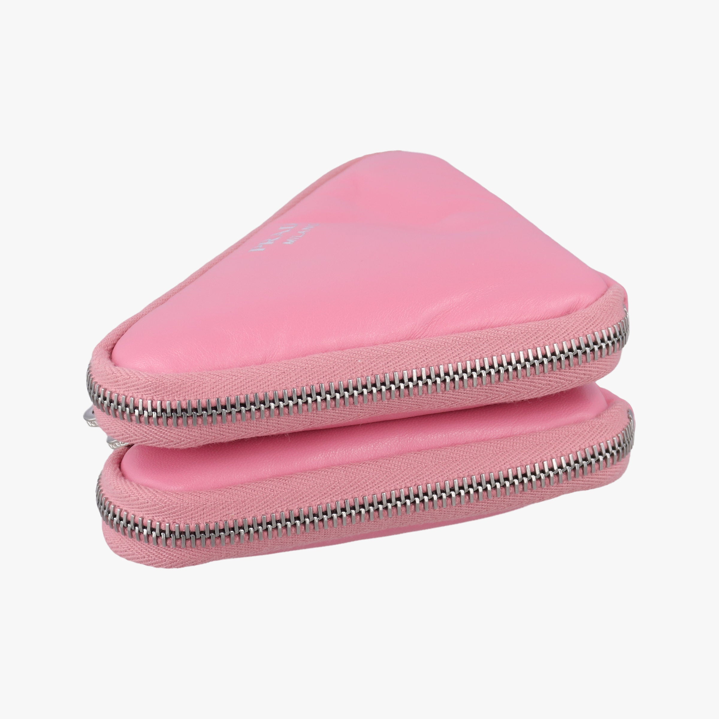 Triangle mini Pink Leather 1NR015 62トライアングル ミニ ピンク レザー 1NR015 62