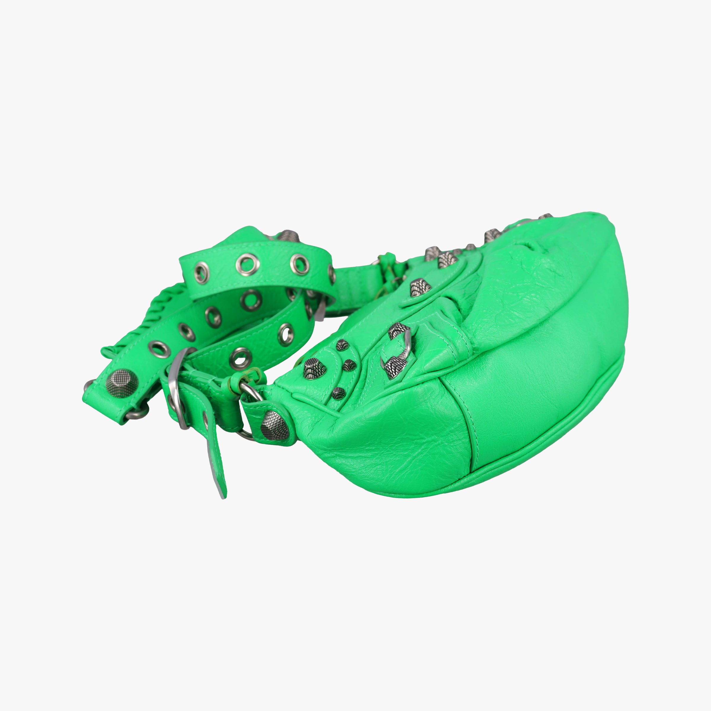 Le Cagole Green lambskin 671309.3809.R.535269ルカゴール グリーン ラムスキン 671309.3809.R.535269