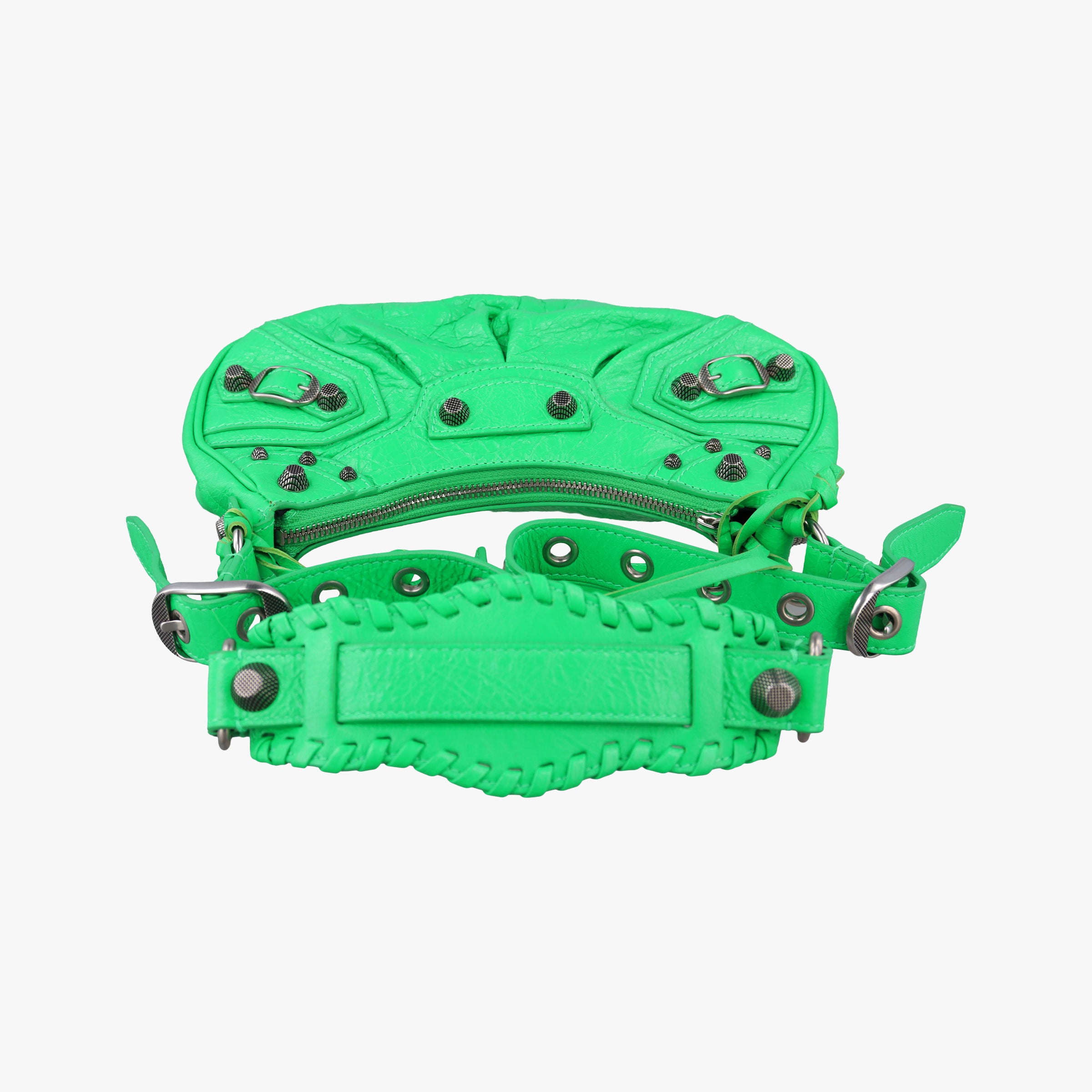 Le Cagole Green lambskin 671309.3809.R.535269ルカゴール グリーン ラムスキン 671309.3809.R.535269