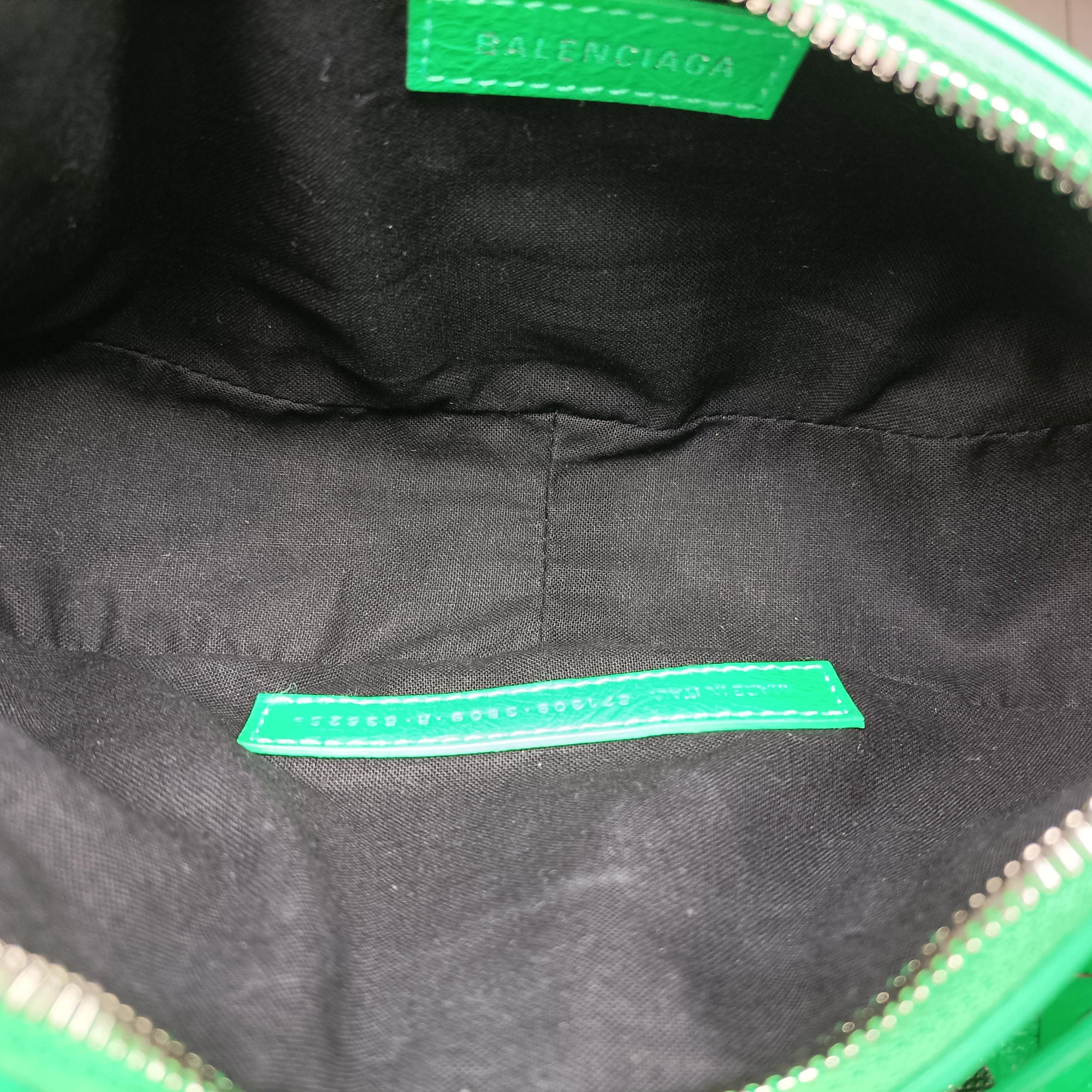 Le Cagole Green lambskin 671309.3809.R.535269ルカゴール グリーン ラムスキン 671309.3809.R.535269