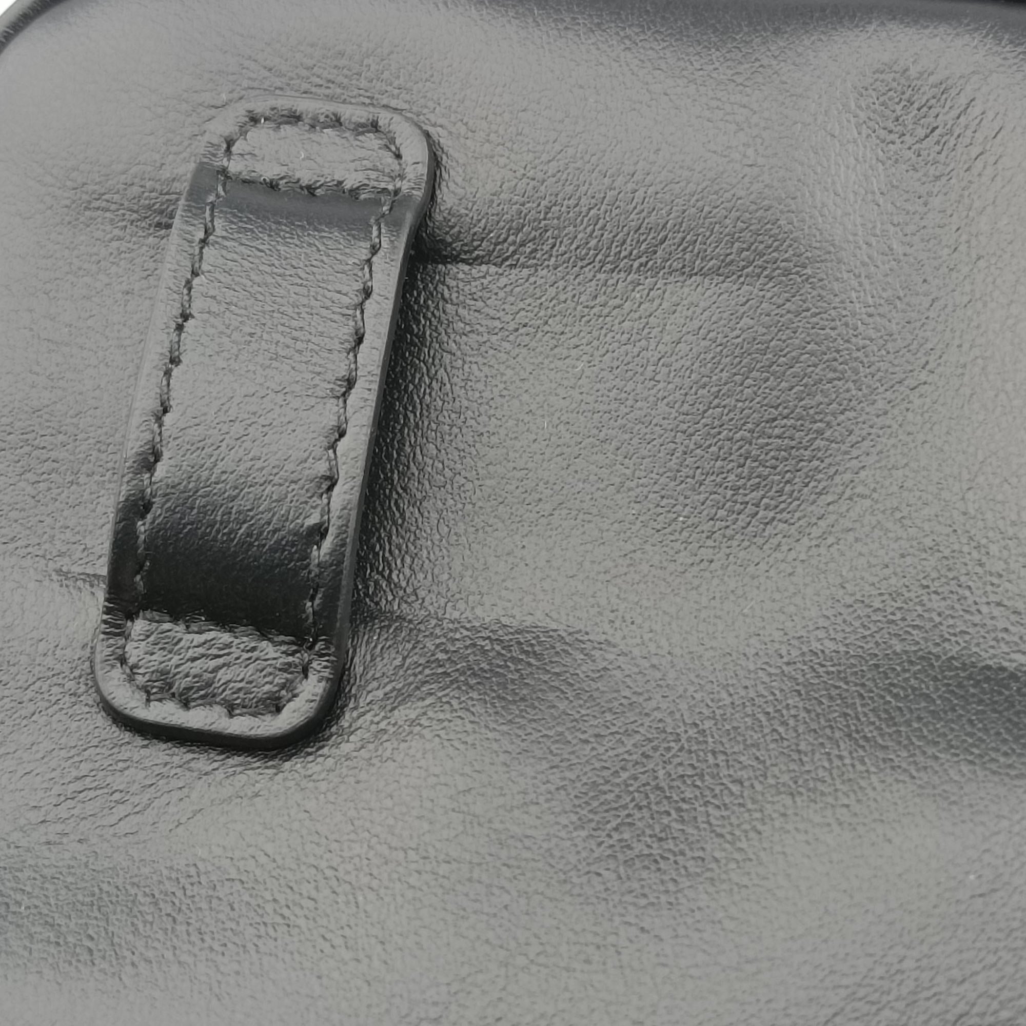 logo Black leather DNP104ロゴ ブラック レザー DNP104