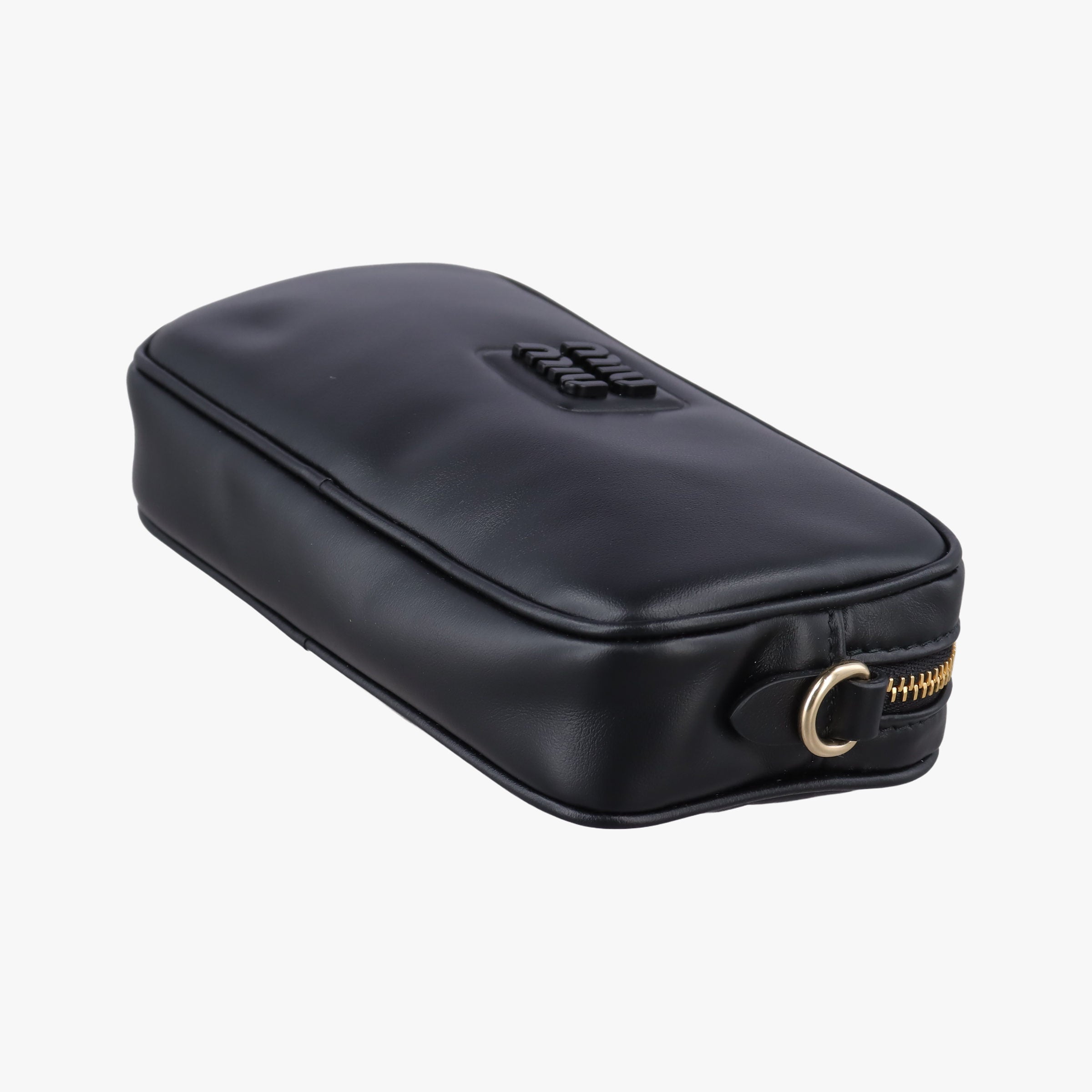 logo Black leather DNP104ロゴ ブラック レザー DNP104