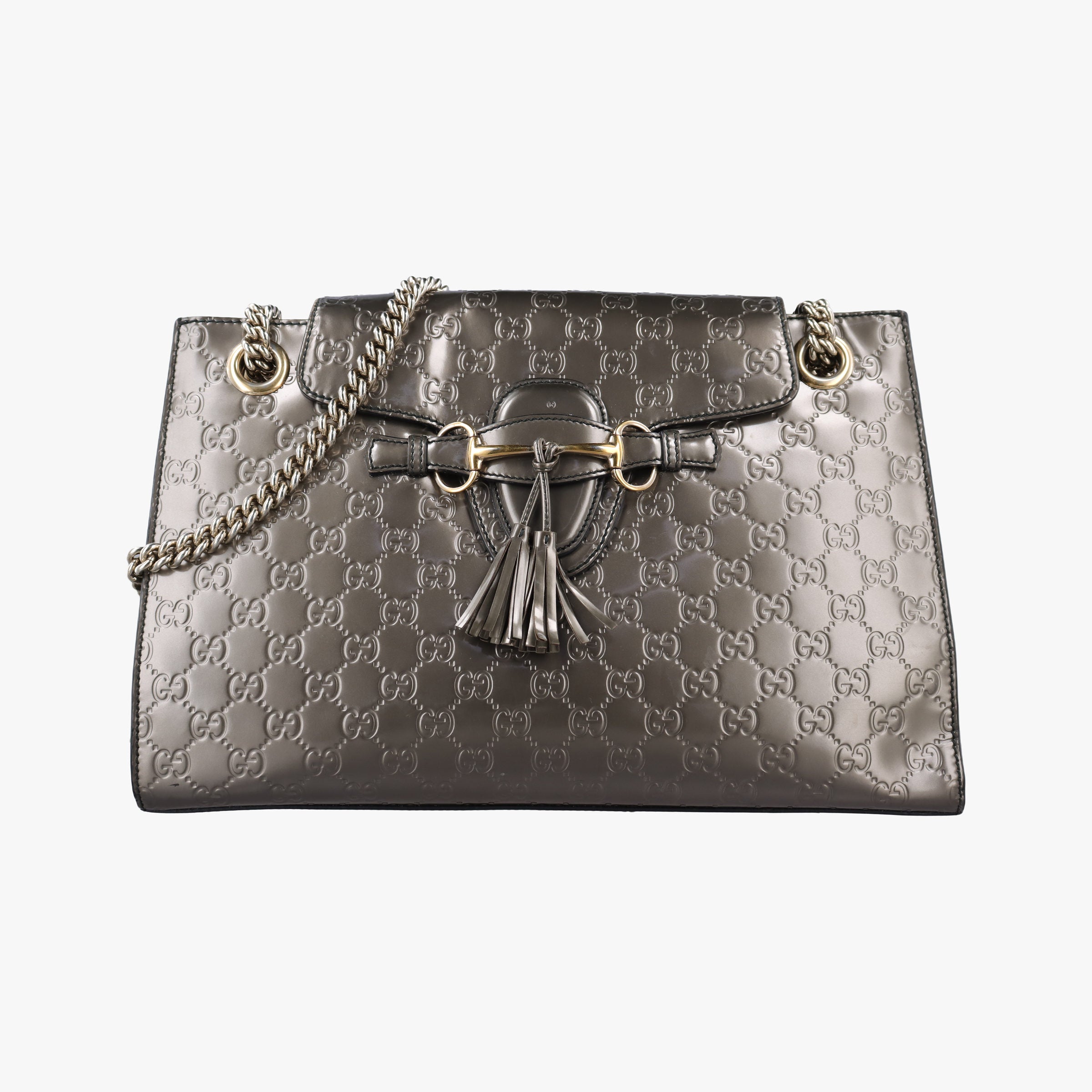 Emily Dark gold Patent Leather 295403 E017065542エミリー ダークゴールド パテント 295403 E017065542