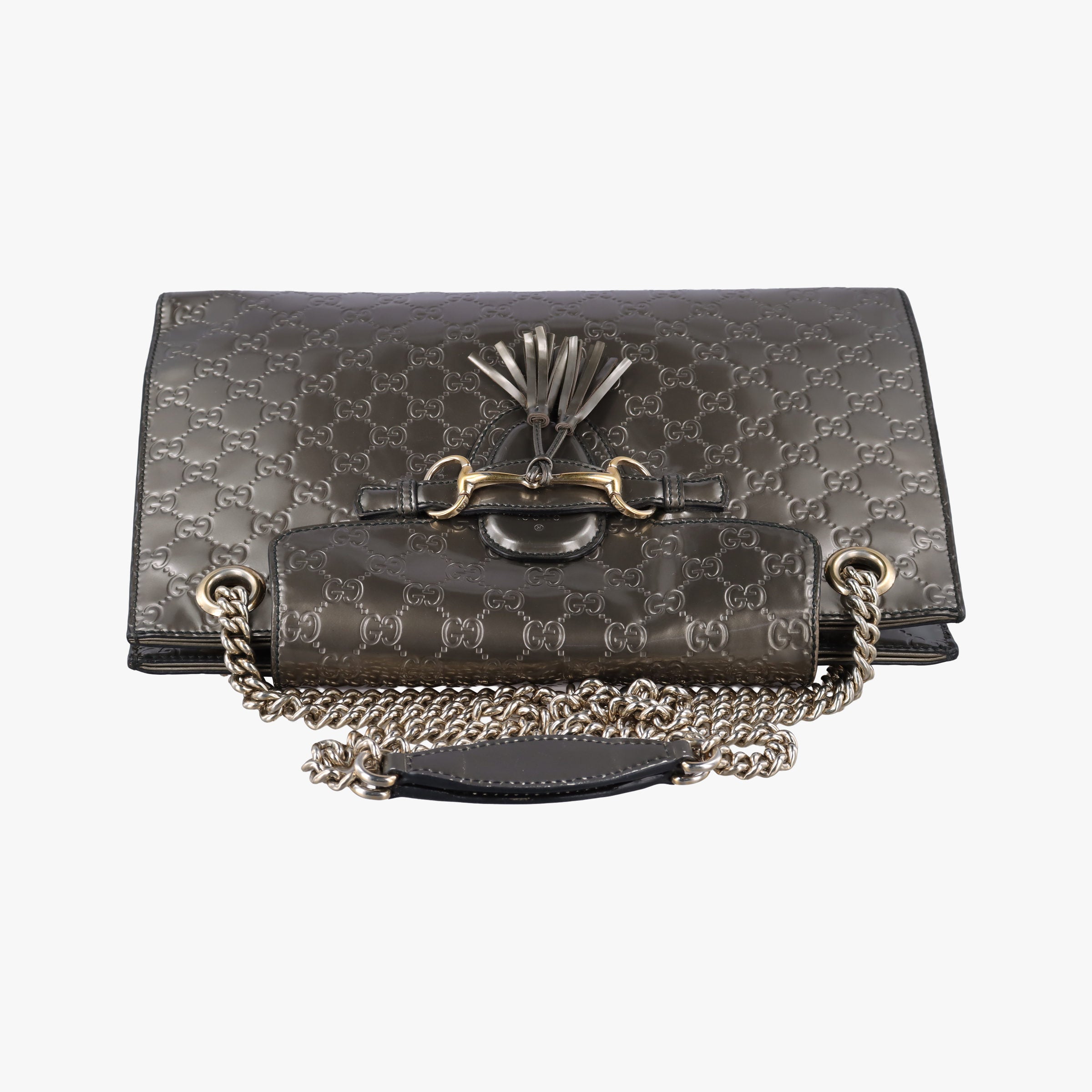 Emily Dark gold Patent Leather 295403 E017065542エミリー ダークゴールド パテント 295403 E017065542