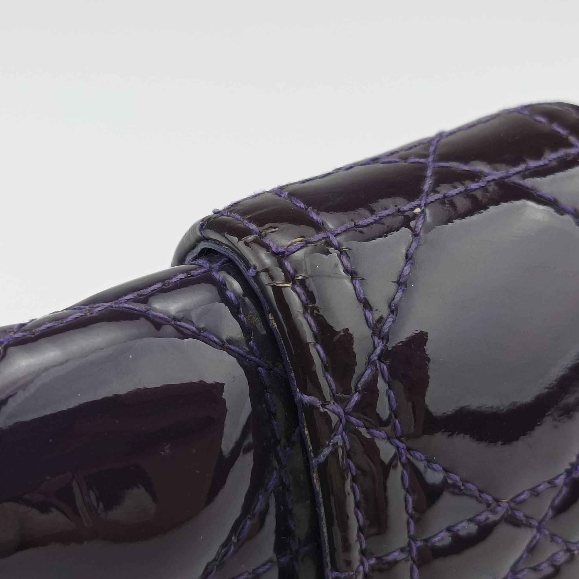 Miss Dior Cannage New Rock Purple Patent 24-MA-0193ミス ディオール カナージュ ニューロック パープル パテント 24-MA-0193