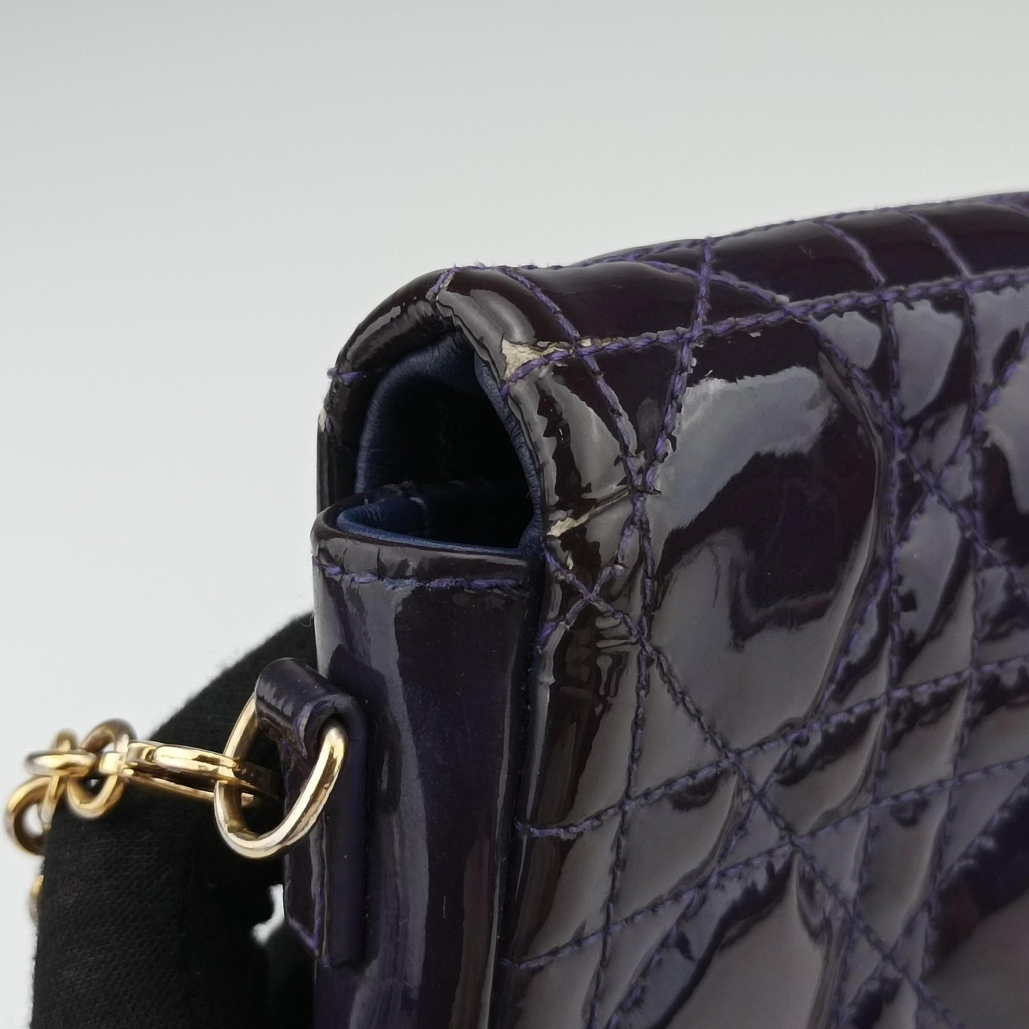 Miss Dior Cannage New Rock Purple Patent 24-MA-0193ミス ディオール カナージュ ニューロック パープル パテント 24-MA-0193
