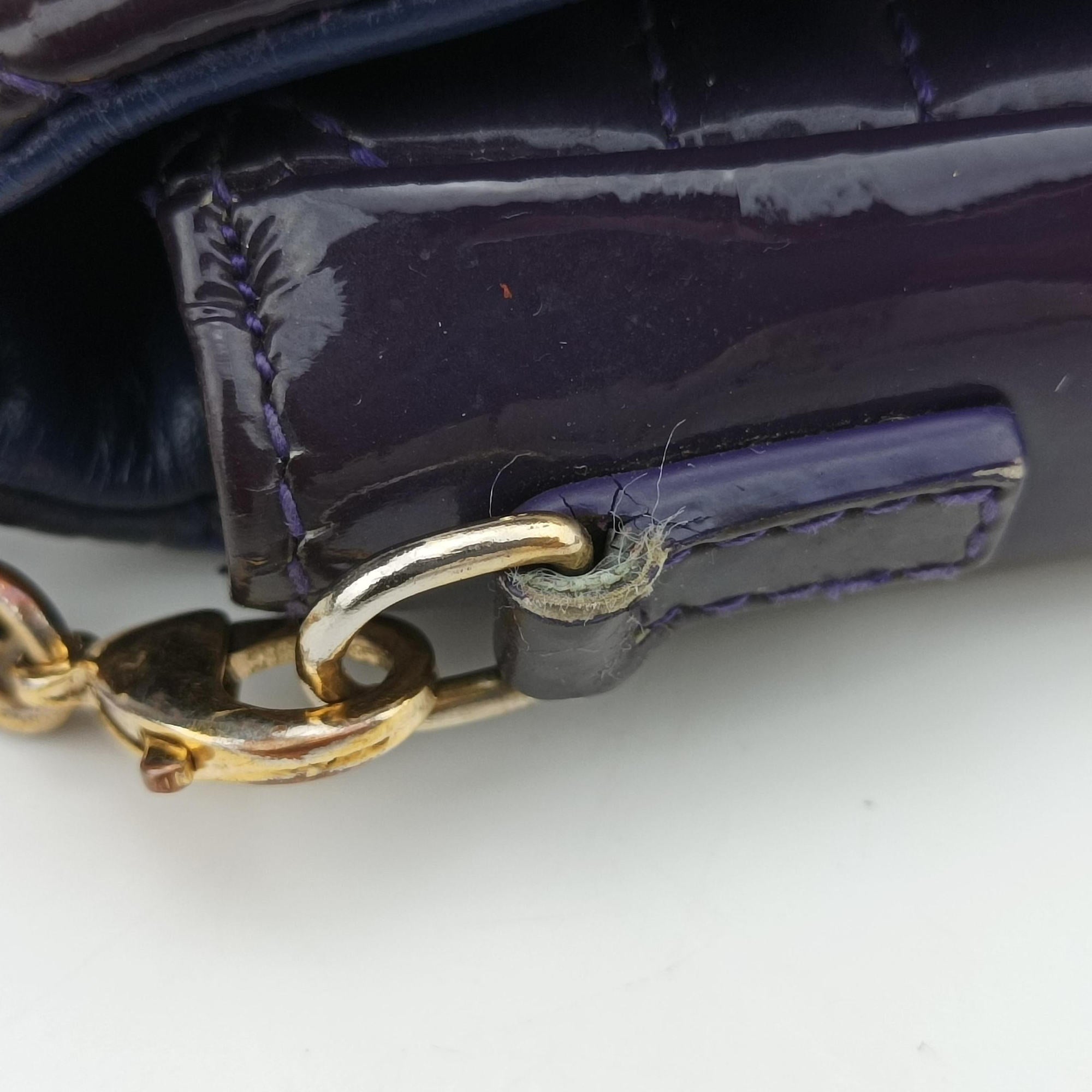 Miss Dior Cannage New Rock Purple Patent 24-MA-0193ミス ディオール カナージュ ニューロック パープル パテント 24-MA-0193