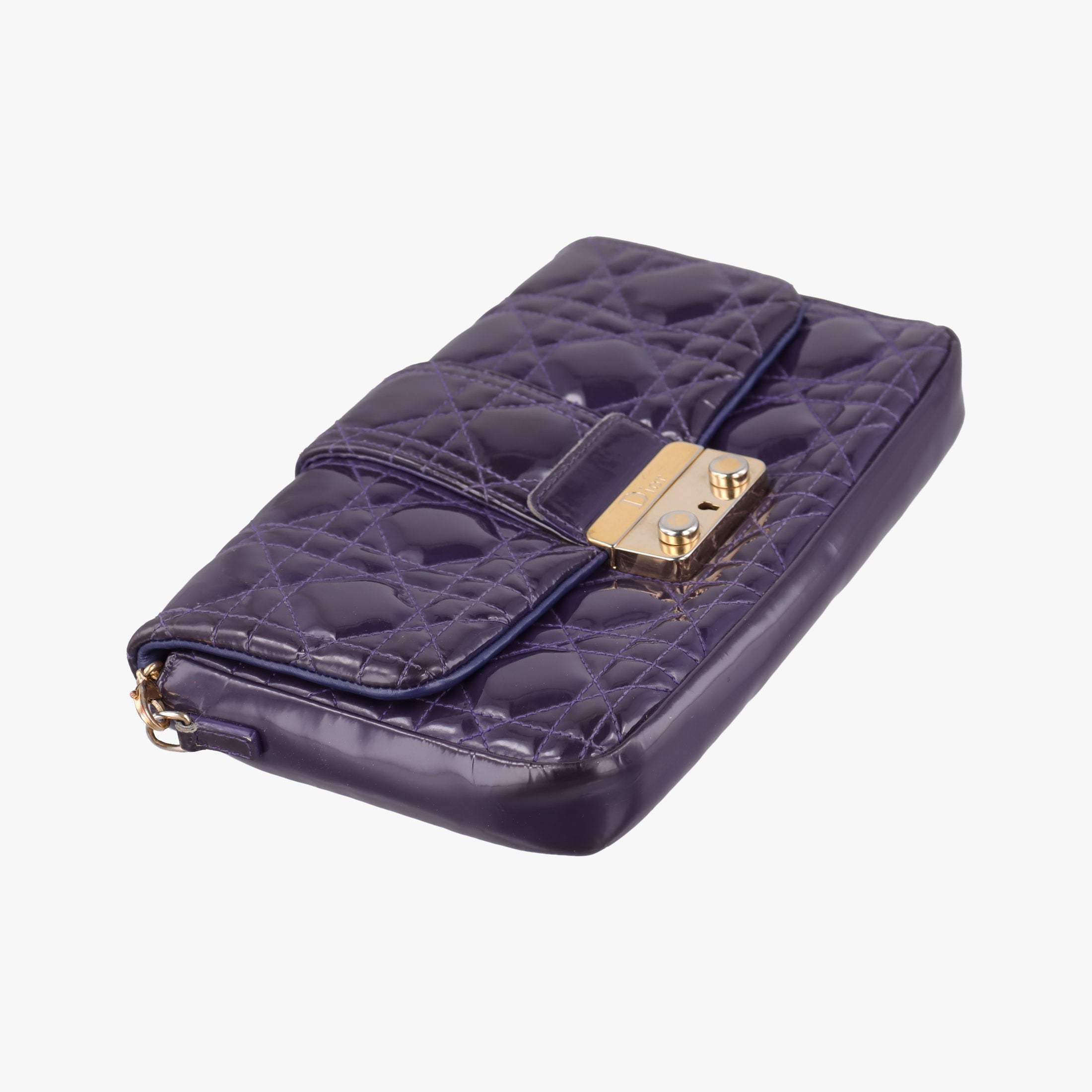 Miss Dior Cannage New Rock Purple Patent 24-MA-0193ミス ディオール カナージュ ニューロック パープル パテント 24-MA-0193