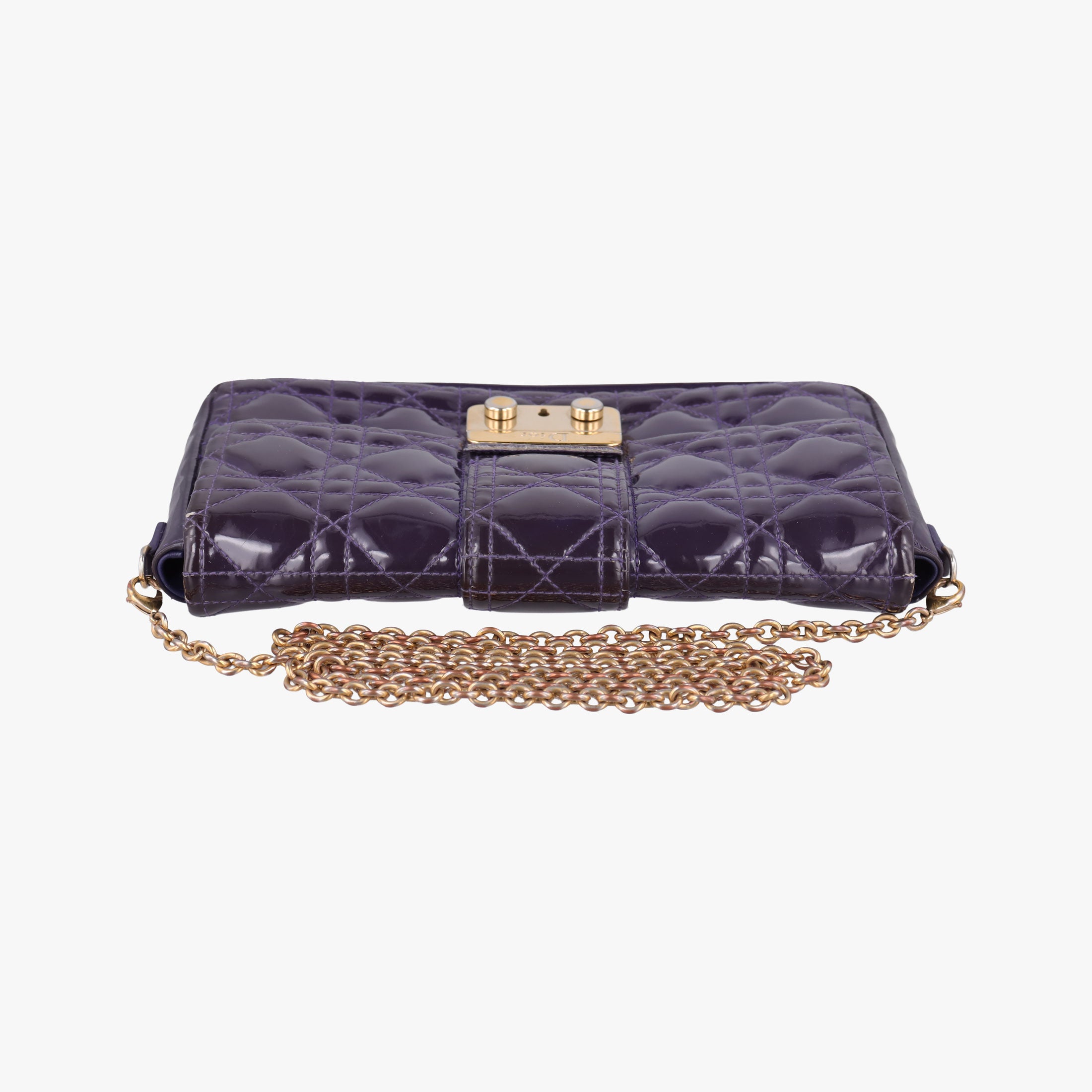 Miss Dior Cannage New Rock Purple Patent 24-MA-0193ミス ディオール カナージュ ニューロック パープル パテント 24-MA-0193