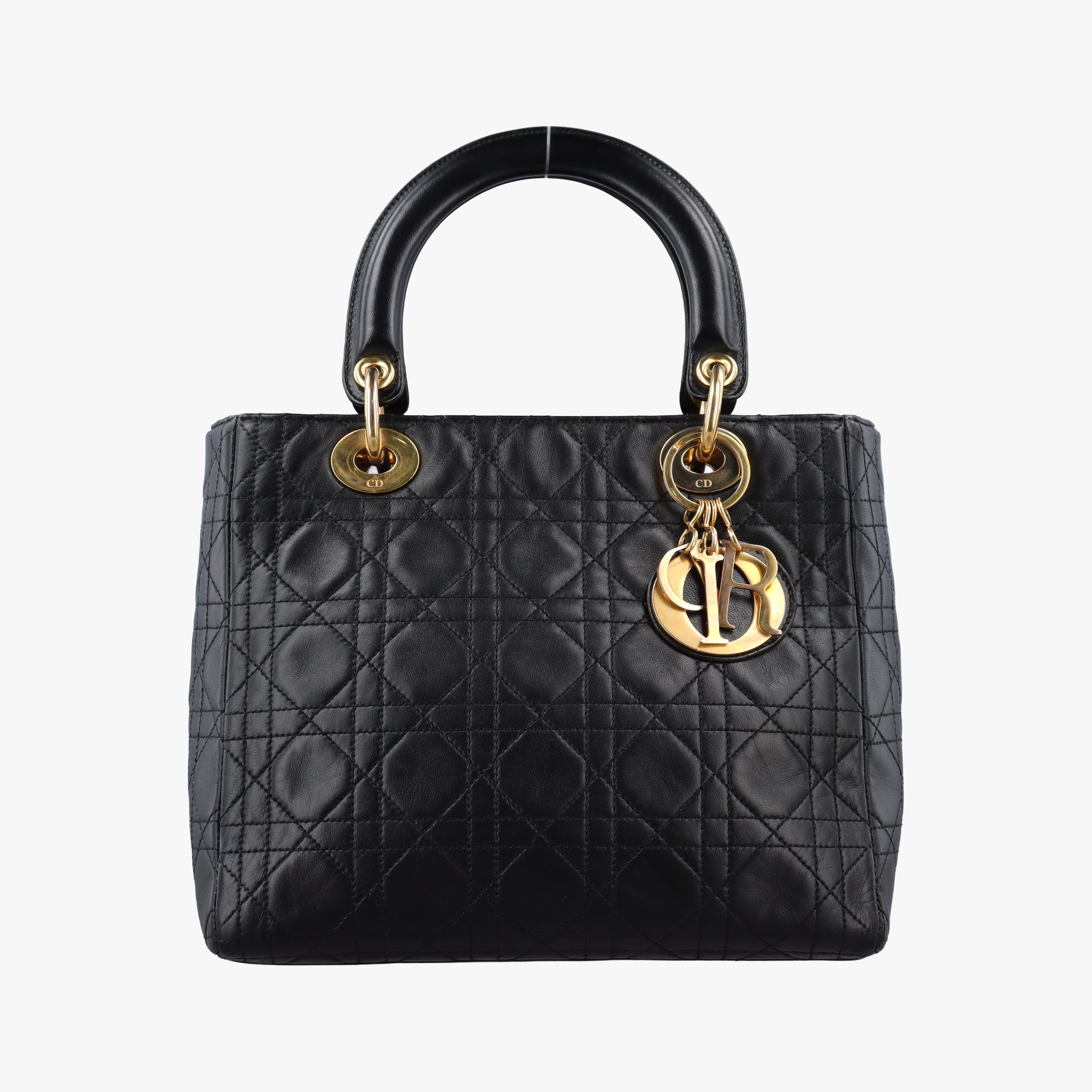 Lady Dior Black lambskin MA-0917レディディオール ブラック ラムスキン MA-0917