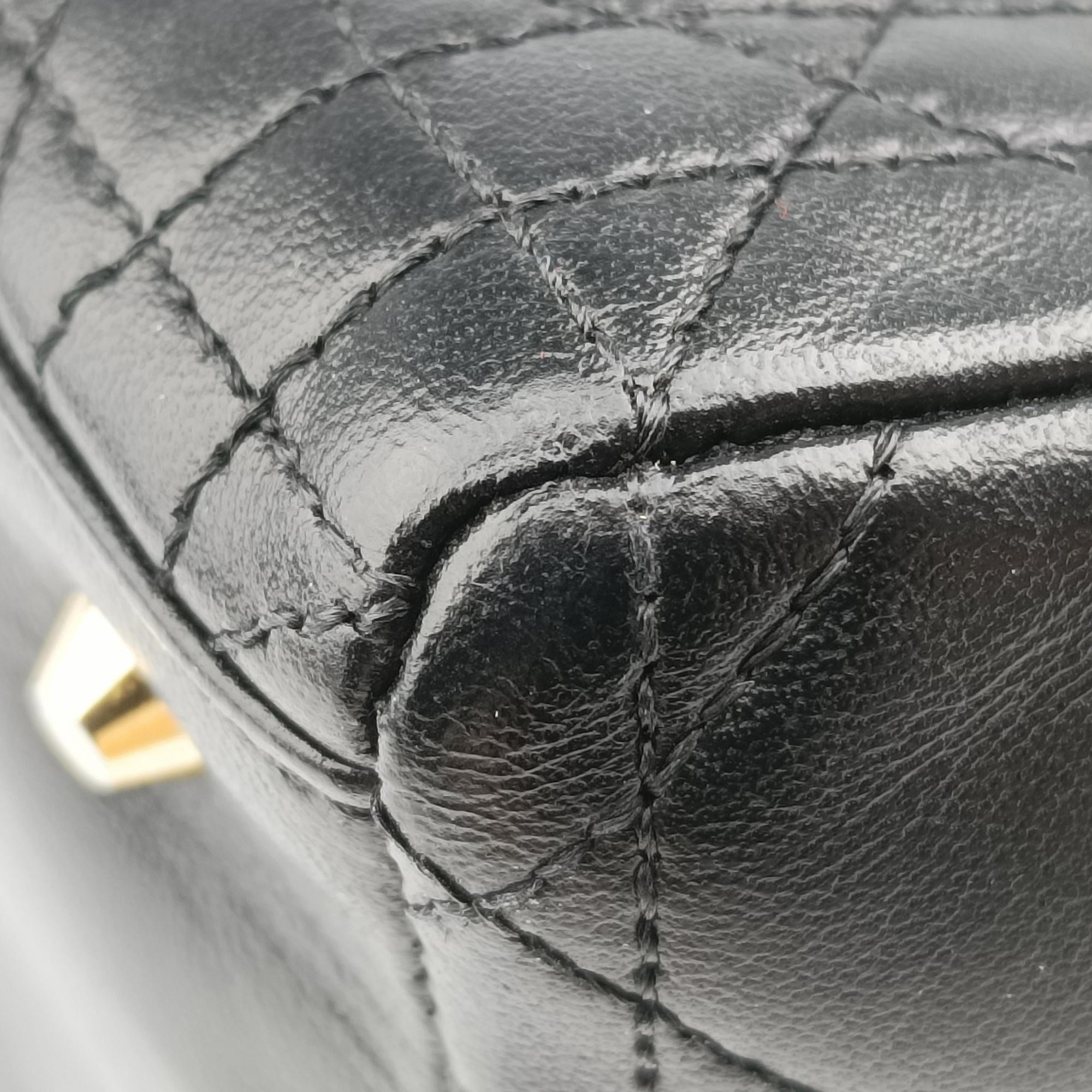 Lady Dior Black lambskin MA-0917レディディオール ブラック ラムスキン MA-0917