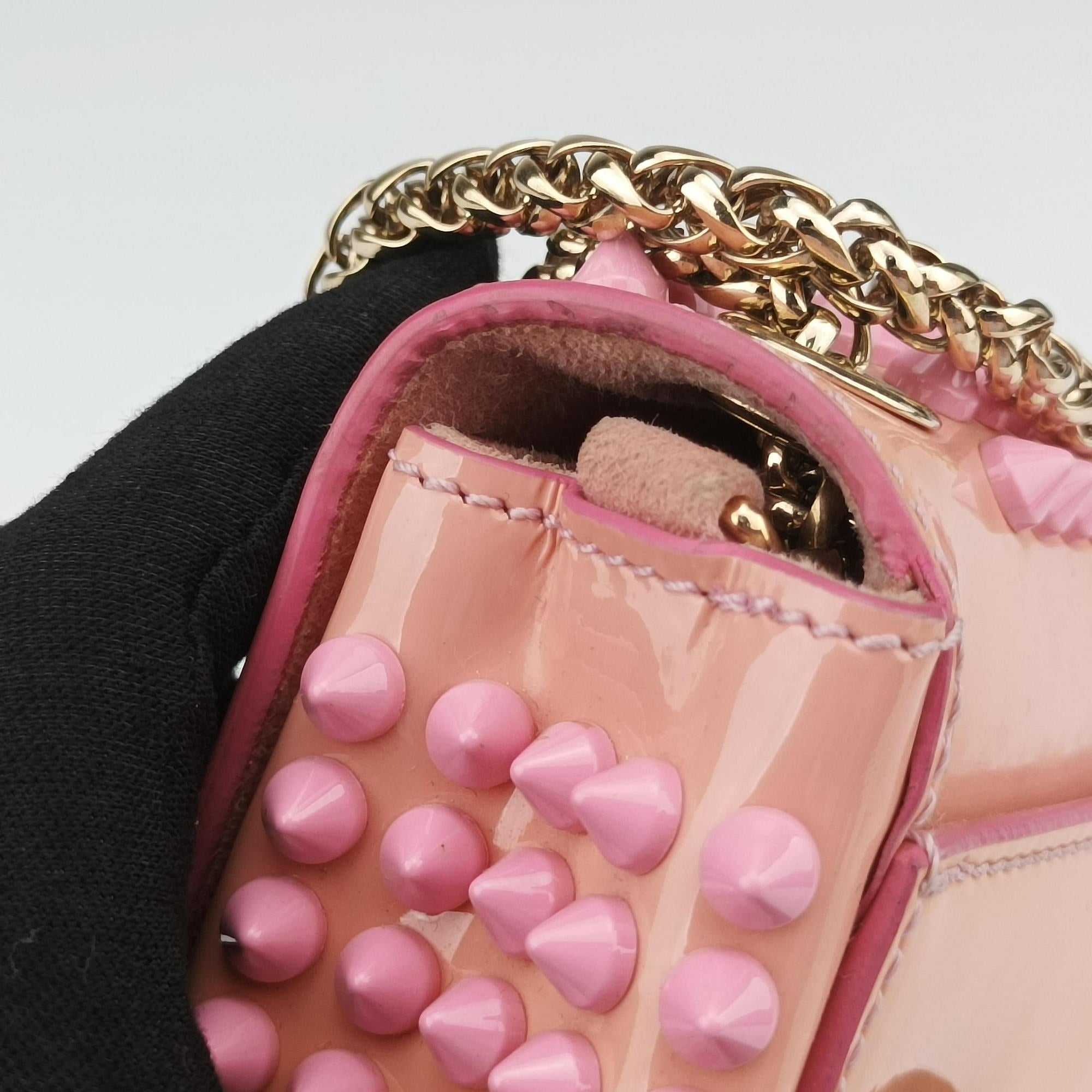 Sweet Charity Scarabe Spike Pink Patent スイート チャリティー スカラベ スパイク ピンク パテント