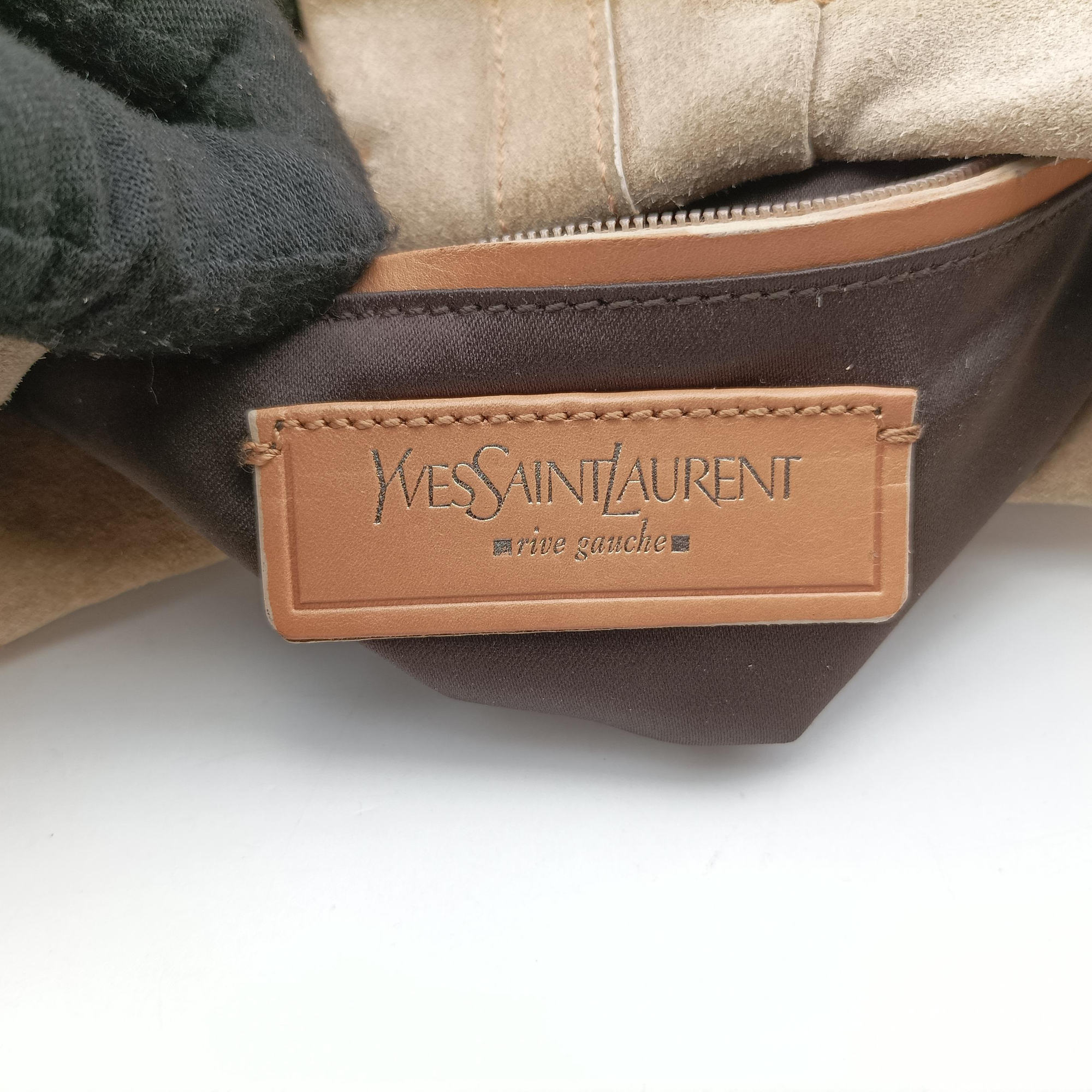 Rive Gauche Beige Leather×Suede 120436 120436.001998リヴゴーシュ ベージュ レザー×スエード 120436 120436.001998