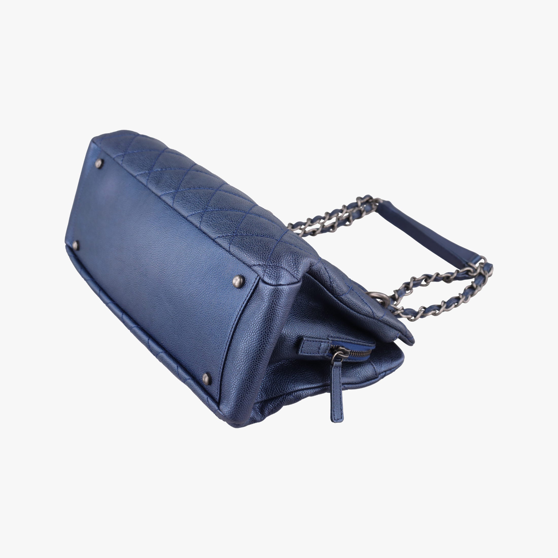 Matelasse Cocomark Blue Caviar Leather A67413 16748358マトラッセ ココマーク ブルー キャビアレザー A67413 16748358