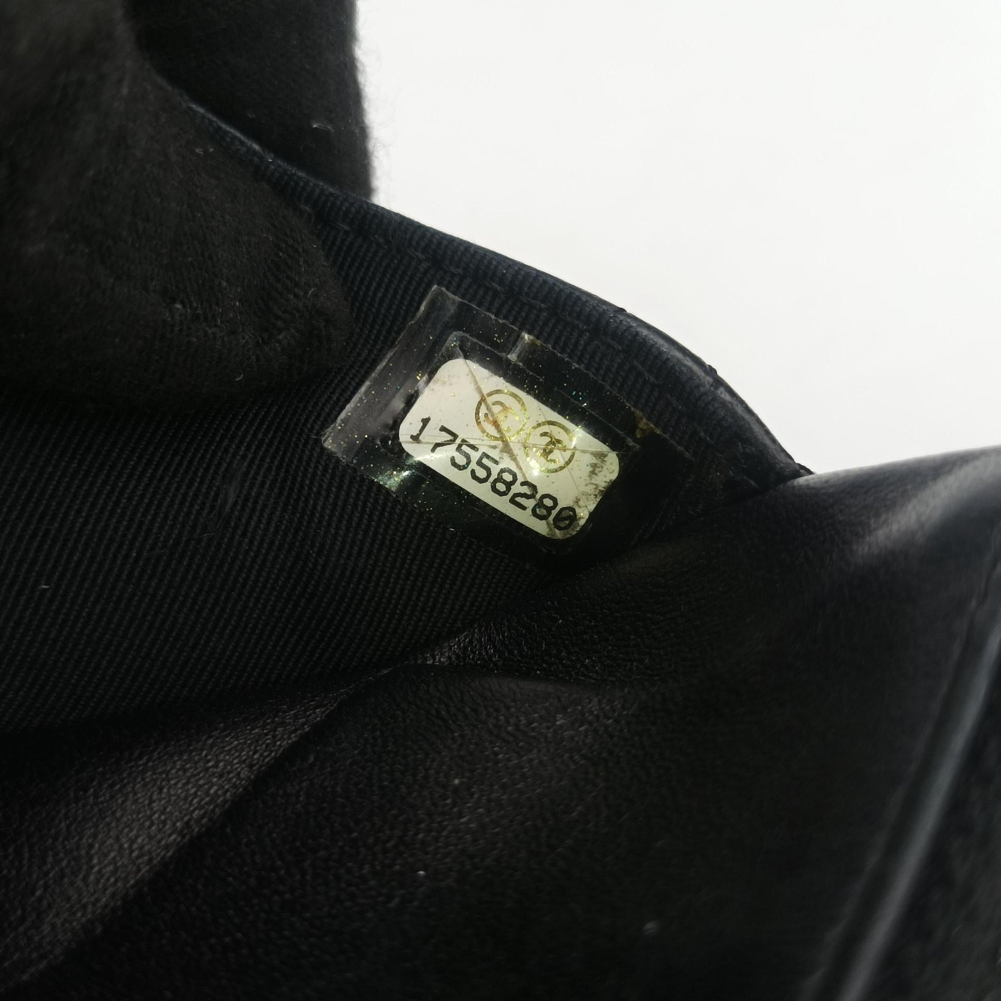 Matelasse coco mark Black lambskin A33814 17558280マトラッセ ココマーク ブラック ラムスキン A33814 17558280