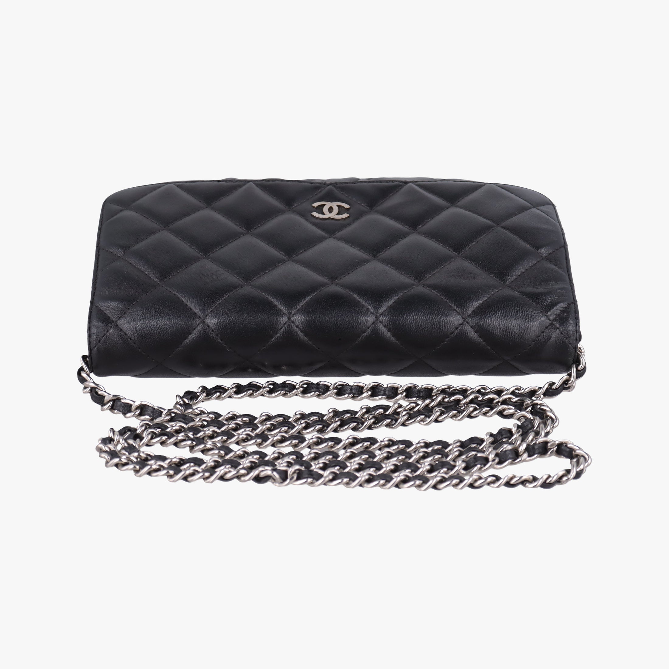 Matelasse coco mark Black lambskin A33814 17558280マトラッセ ココマーク ブラック ラムスキン A33814 17558280