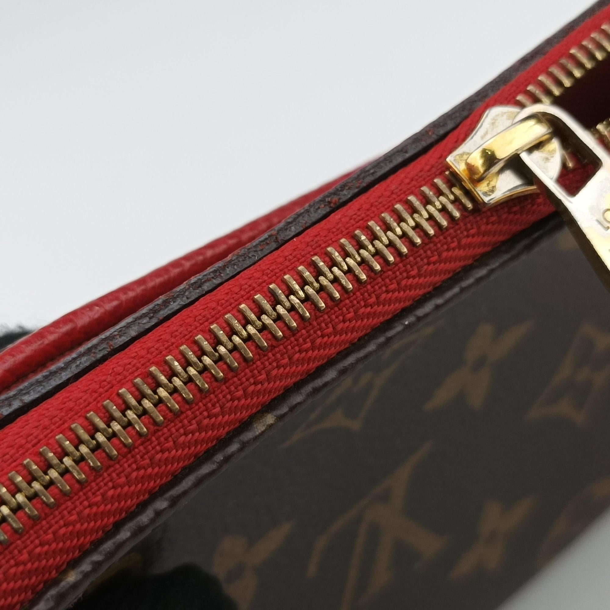 PALLAS Clutch brown×CERISE Monogram Canvas×calf leather M41638 CA0198パラス クラッチ モノグラム/ブラウン×スリーズ モノグラムキャンバス×カーフレザー M41638 CA0198