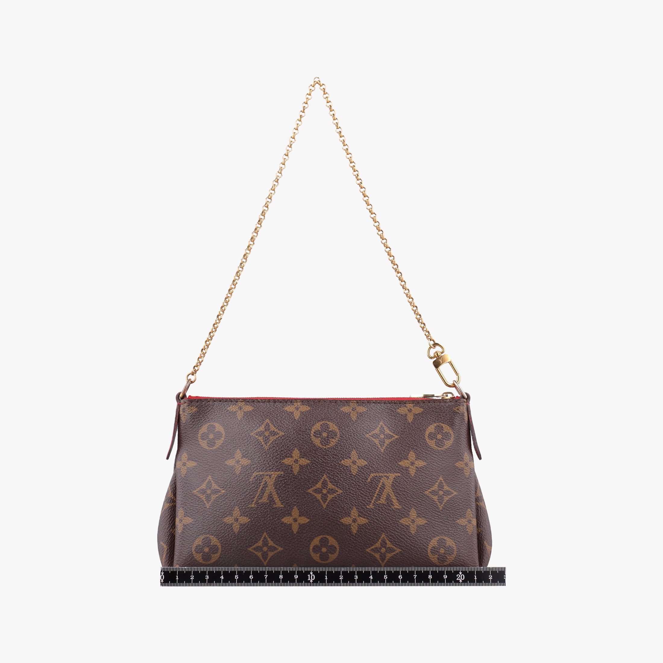 PALLAS Clutch brown×CERISE Monogram Canvas×calf leather M41638 CA0198パラス クラッチ モノグラム/ブラウン×スリーズ モノグラムキャンバス×カーフレザー M41638 CA0198