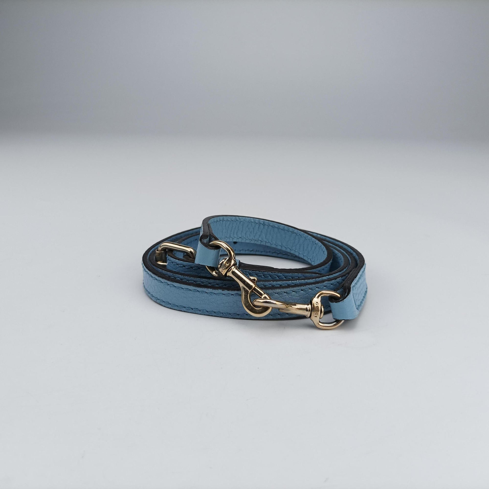 Interlocking G charm Dome Blue Leather 449661 Lot number unknownインターロッキングG チャーム ドーム ブルー レザー 449661 製番不明