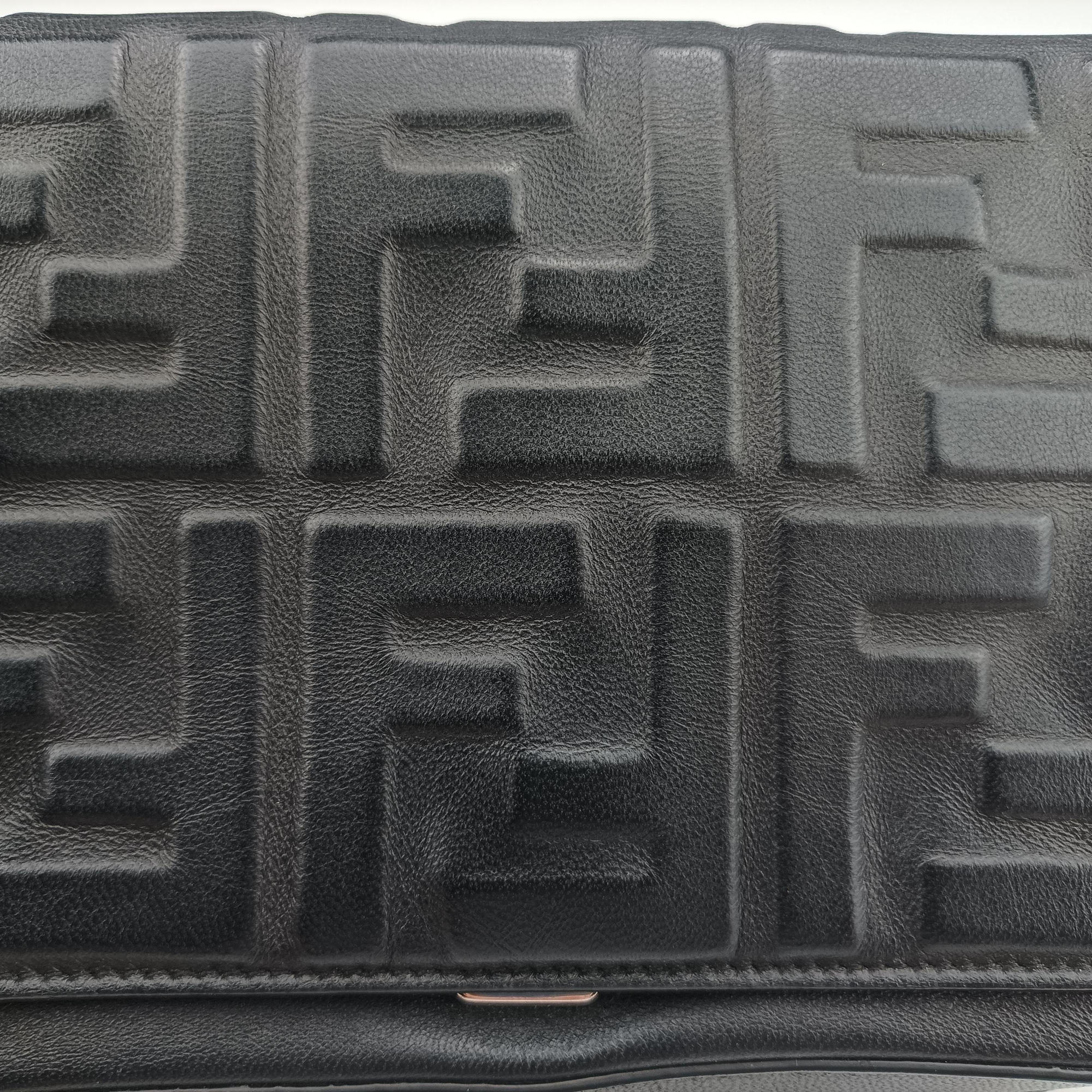 FF logo Black Leather 7M0299 7M0299 A72V 208-0501FFロゴ ブラック レザー 7M0299 7M0299 A72V 208-0501