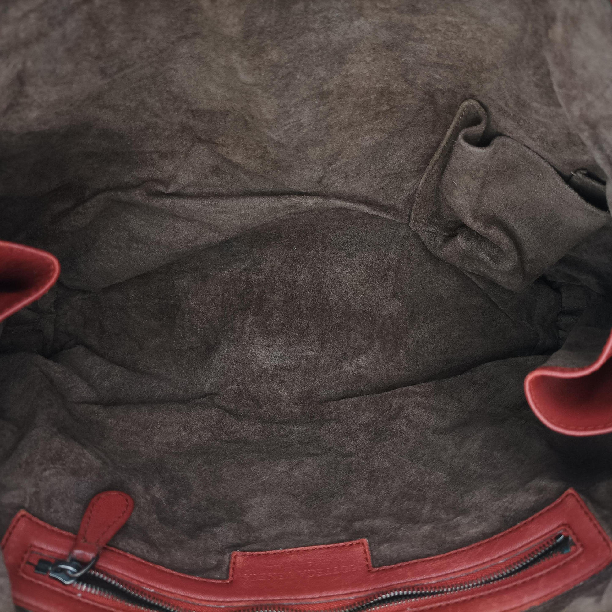 NODINI Intrecciato Red lambskin B02112396Nノディーニ イントレチャート レッド ラムスキン B02112396N