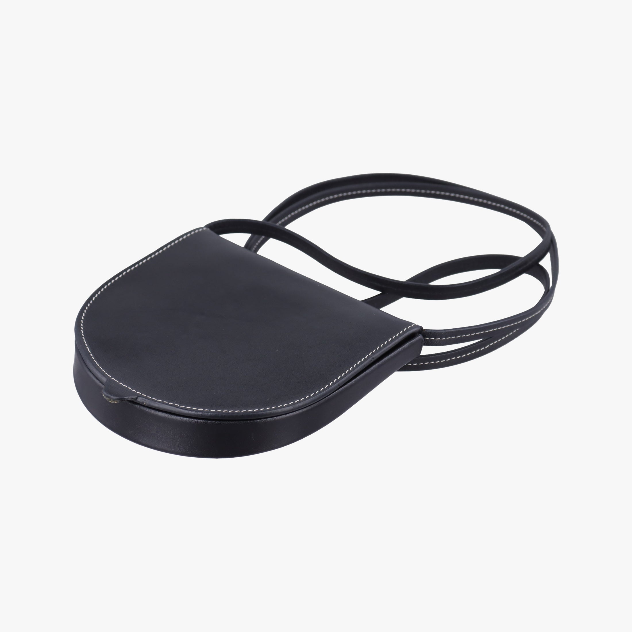 Heel Small Black Leather 101931ヒールポーチ スモール ブラック レザー 101931