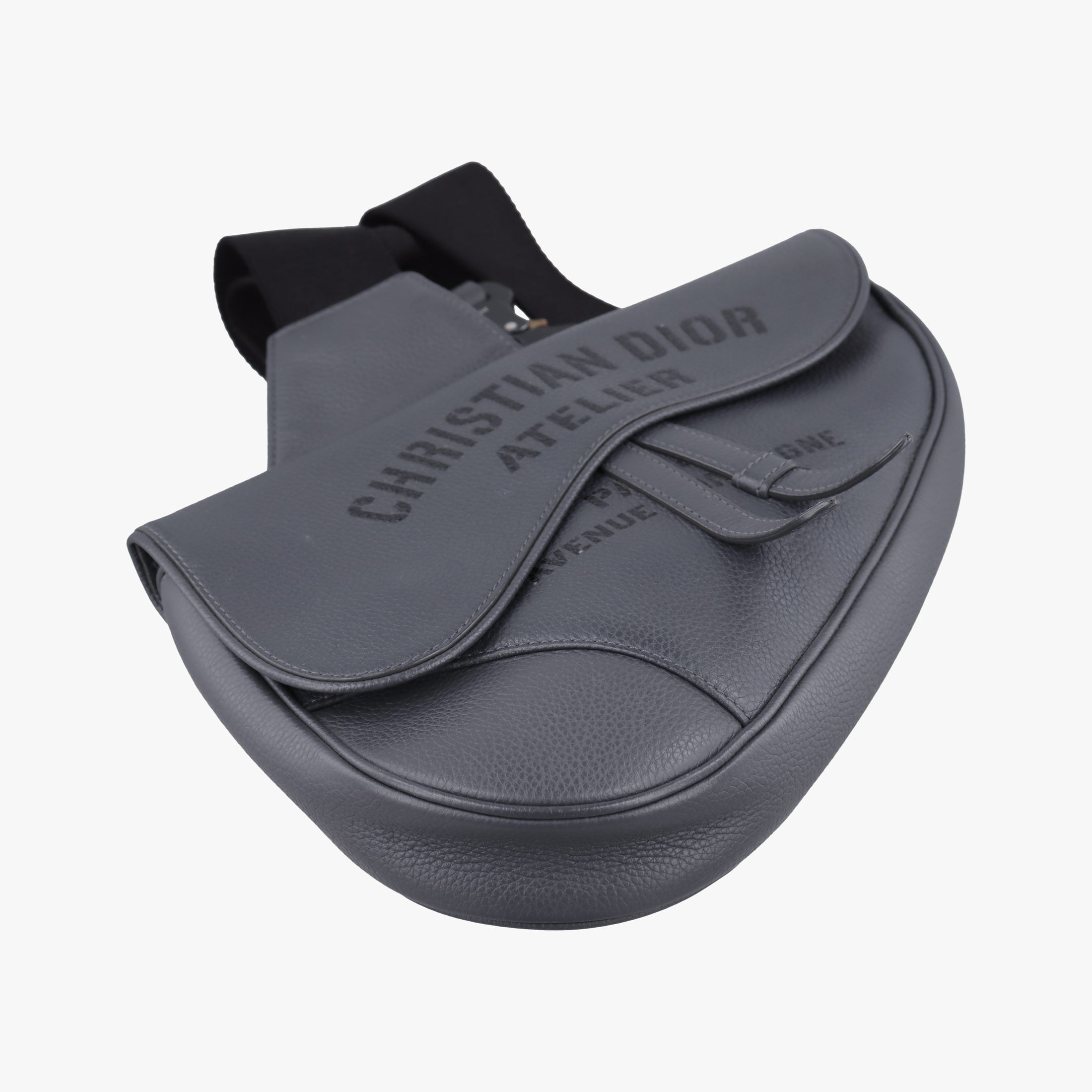 Saddle Grey leather 23-BO-0270サドル グレー レザー 23-BO-0270