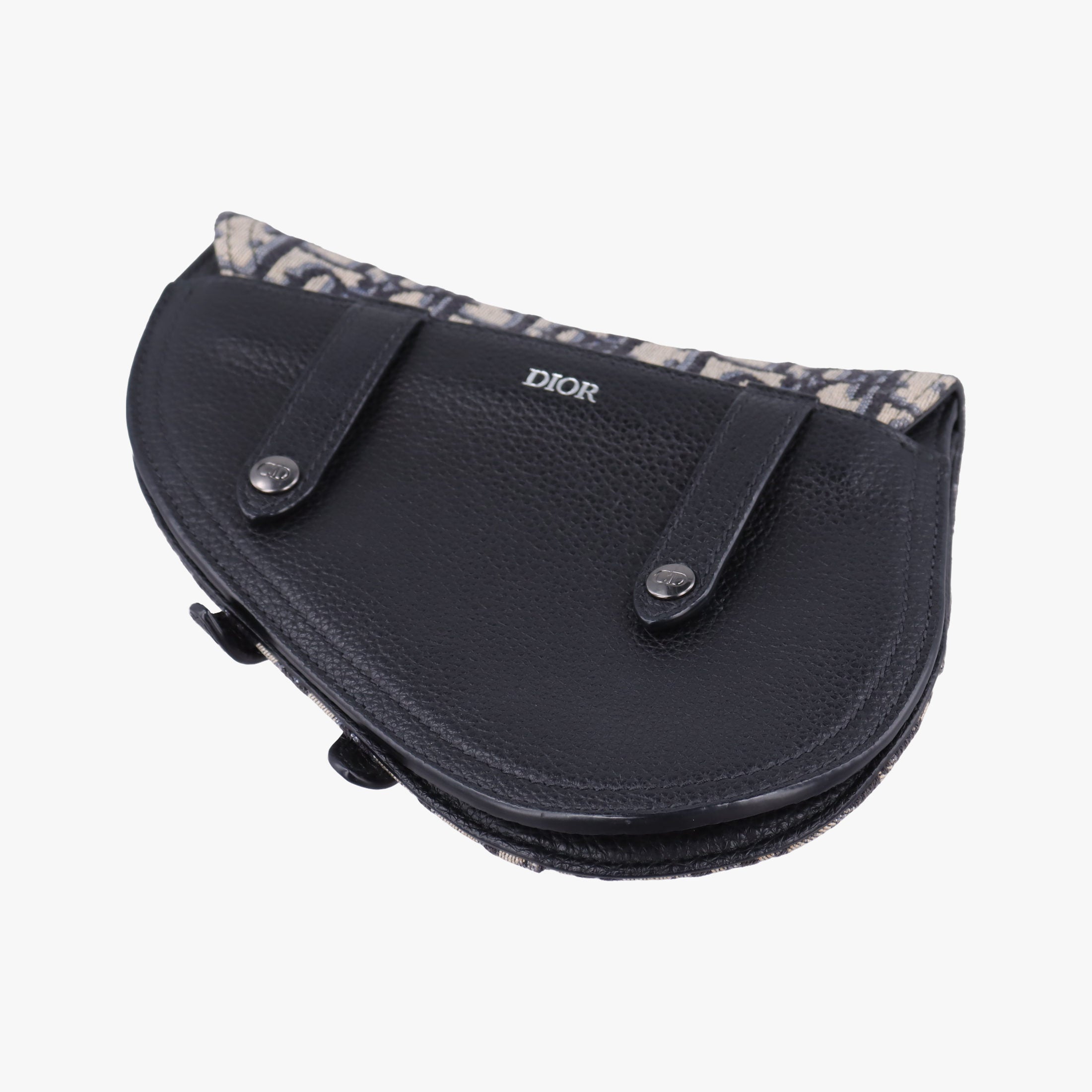 Saddle Gray×Navy×Black Jacquard×Leather 19-BO-0220サドル グレー×ネイビー×ブラック ジャガード×レザー 19-BO-0220