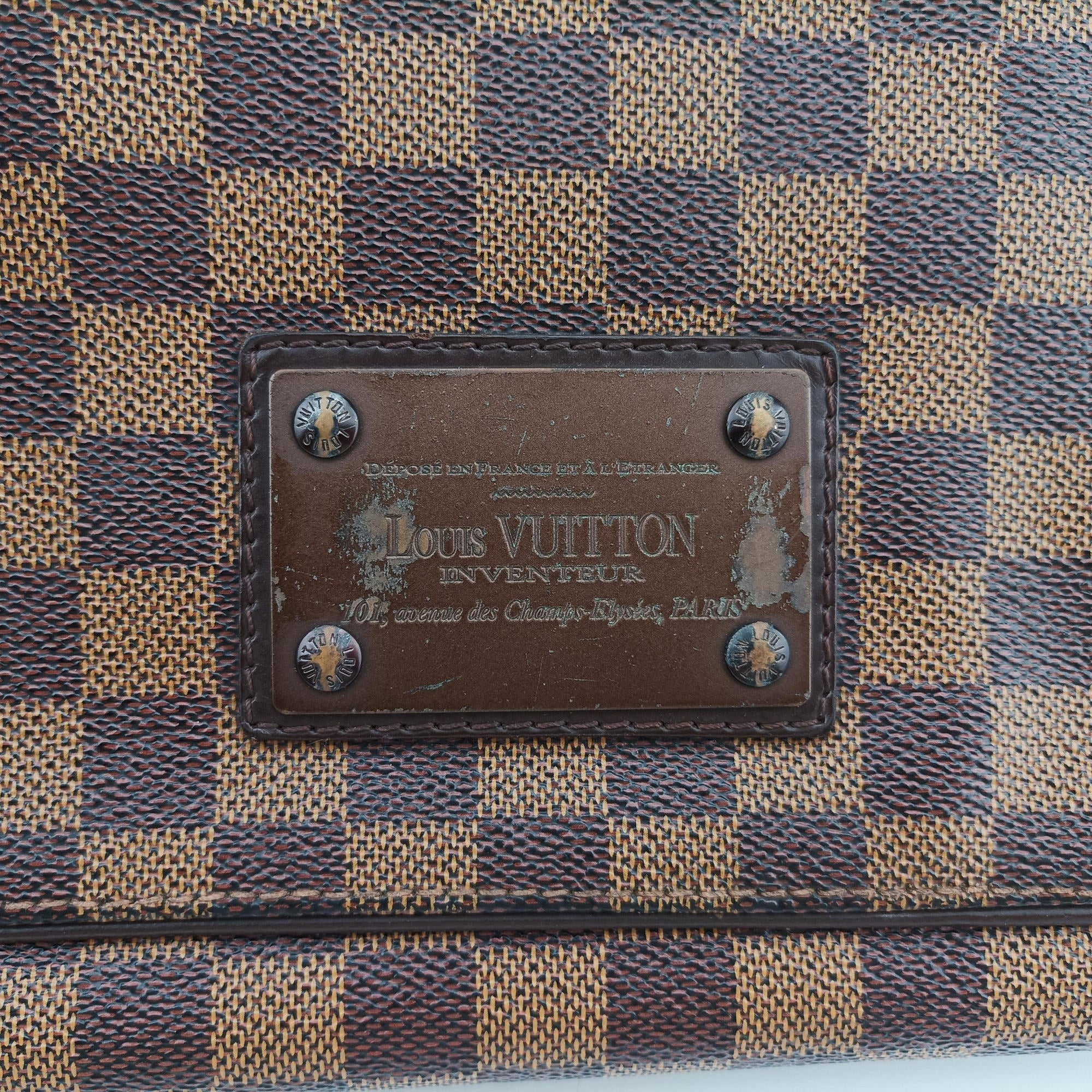 BROOKLYN MM EBENE Damier Canvas N51211 CA3160ブルックリンMM エベヌ ダミエキャンバス N51211 CA3160