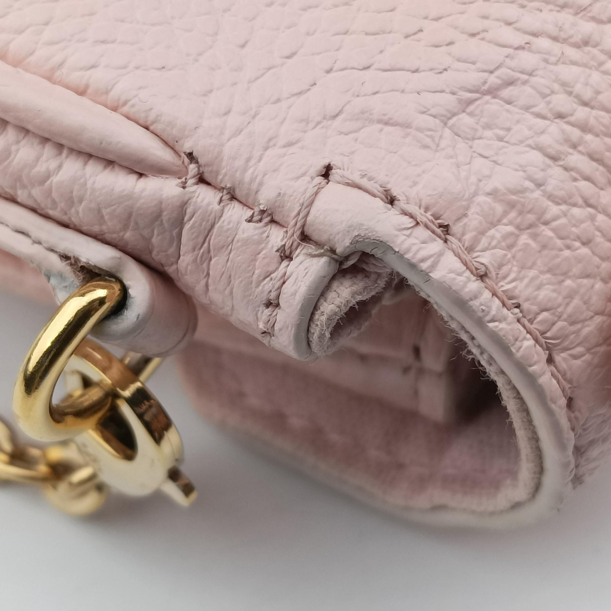 Micro Metis Pouch Chain Monogram Rose Pomelo Monogram Empreinte M81389 IC Chipマイクロメティスポーチチェーンモノグラム ローズポメロ モノグラム アンプラント M81389 ICチップ