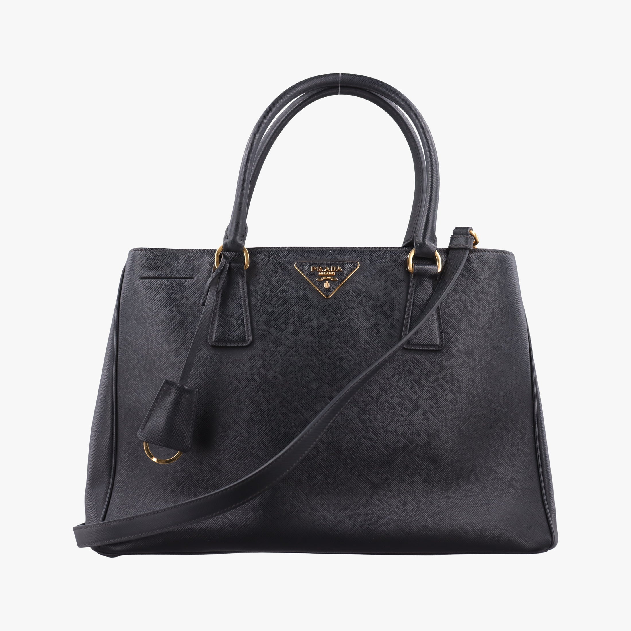 Galleria Black SAFFIANO Leather BN2274 247ガレリア ブラック サフィアーノレザー BN2274 247