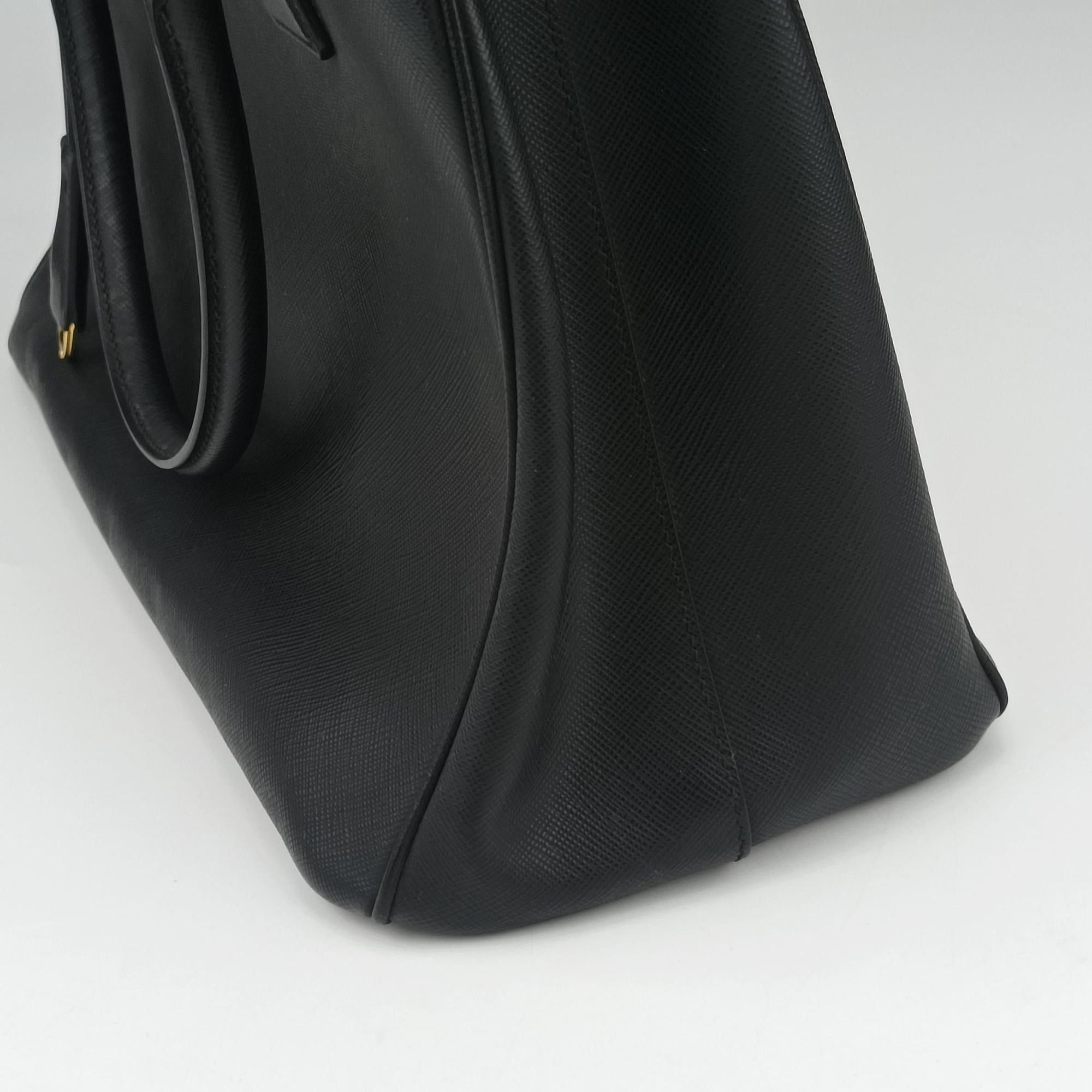 Galleria Black SAFFIANO Leather BN2274 247ガレリア ブラック サフィアーノレザー BN2274 247