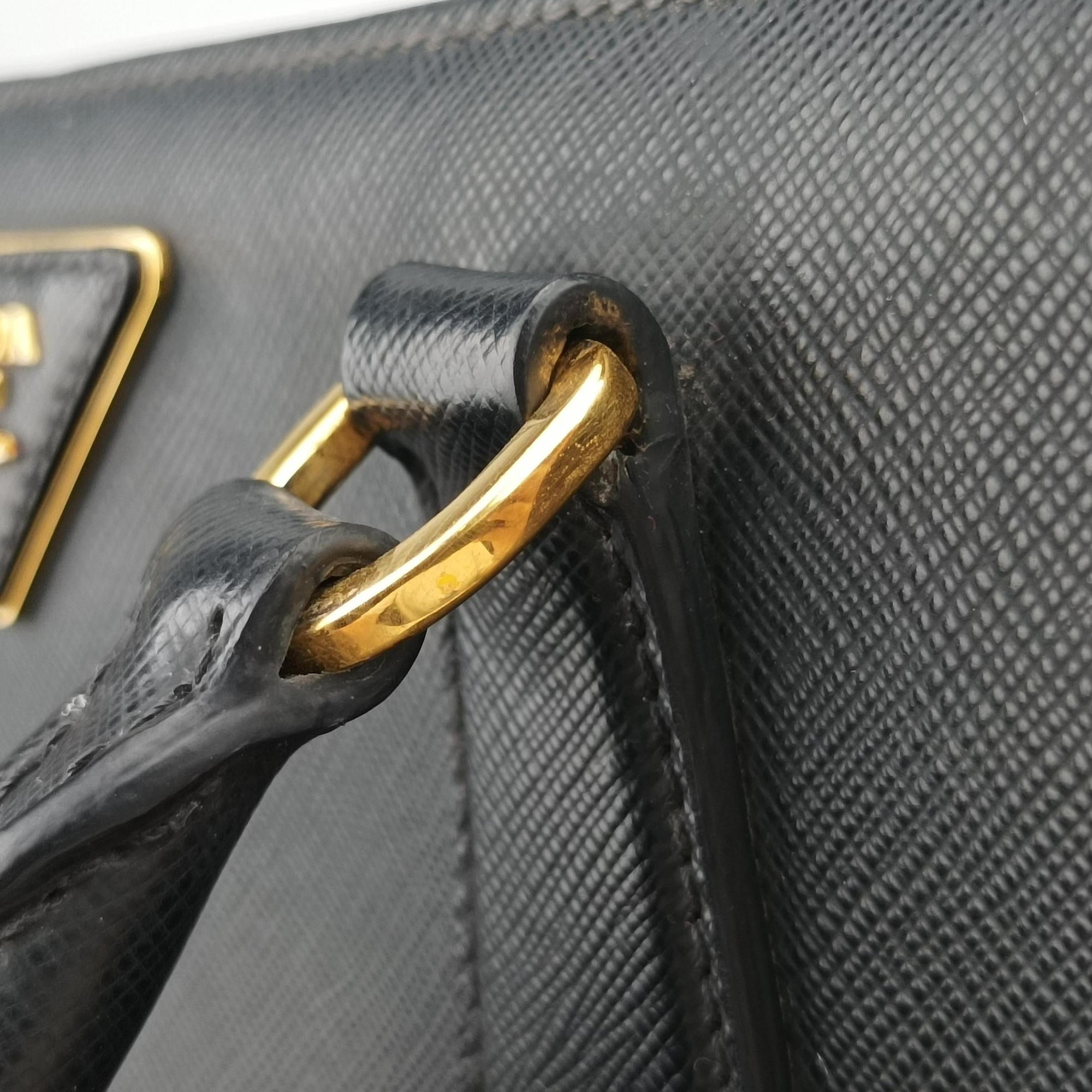 Galleria Black SAFFIANO Leather BN2274 247ガレリア ブラック サフィアーノレザー BN2274 247