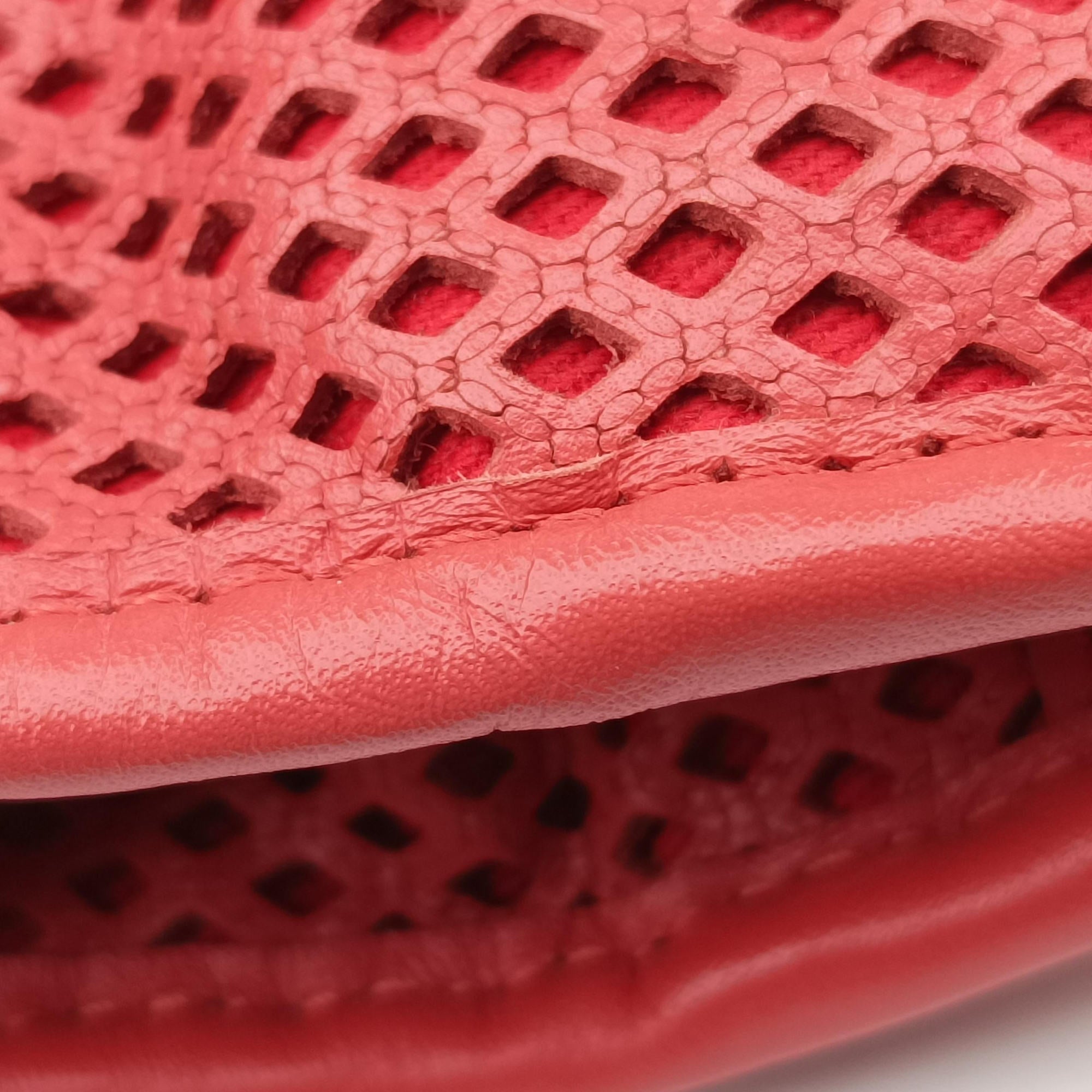 Up in the Air Perforated French Riviera Orange lambskin A67654 17425815アップ ザ エア フレンチリビエラ オレンジ ラムスキン A67654 17425815