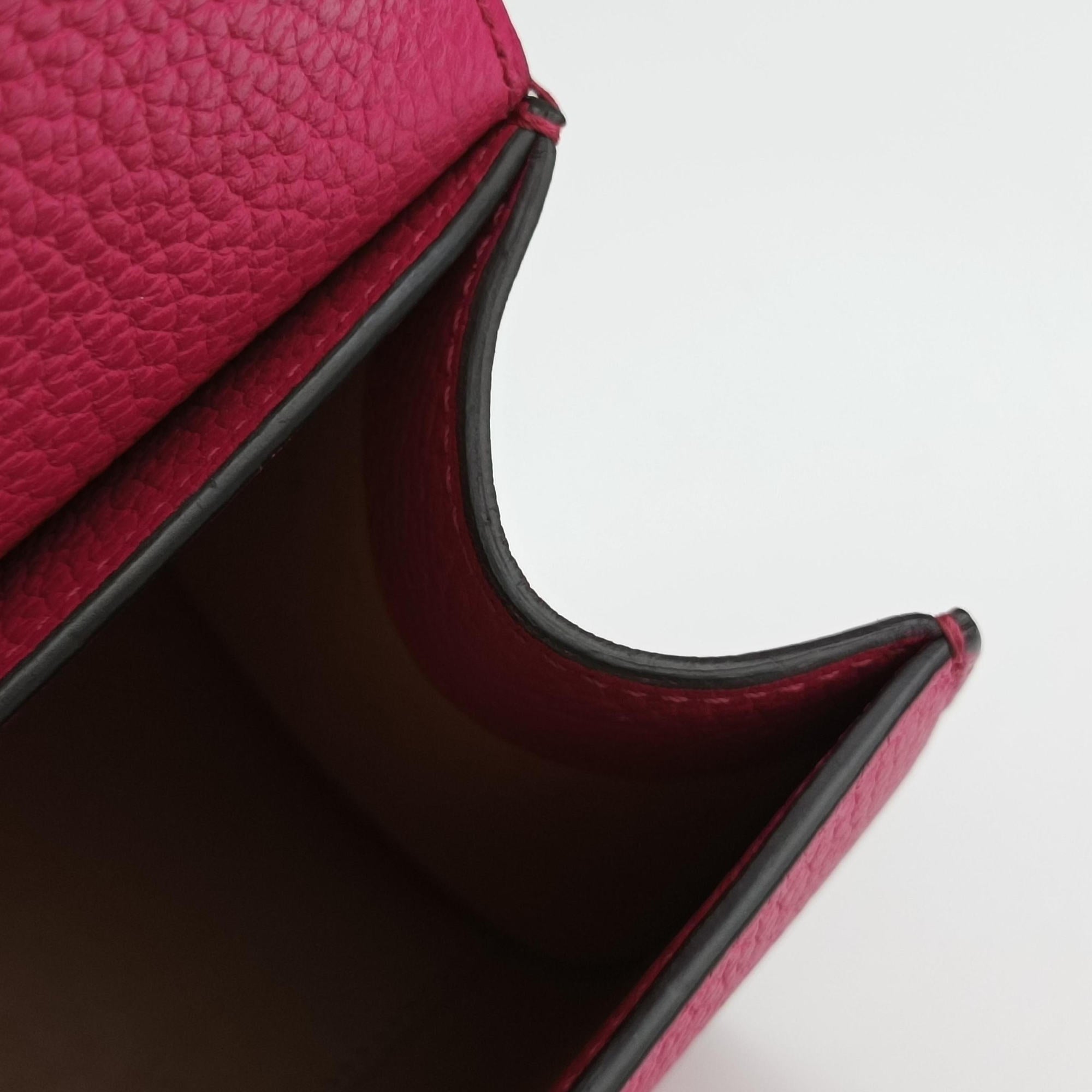 Legenne PM Rose leather B1067レジェンヌ PM ローズ レッド レザー B1067